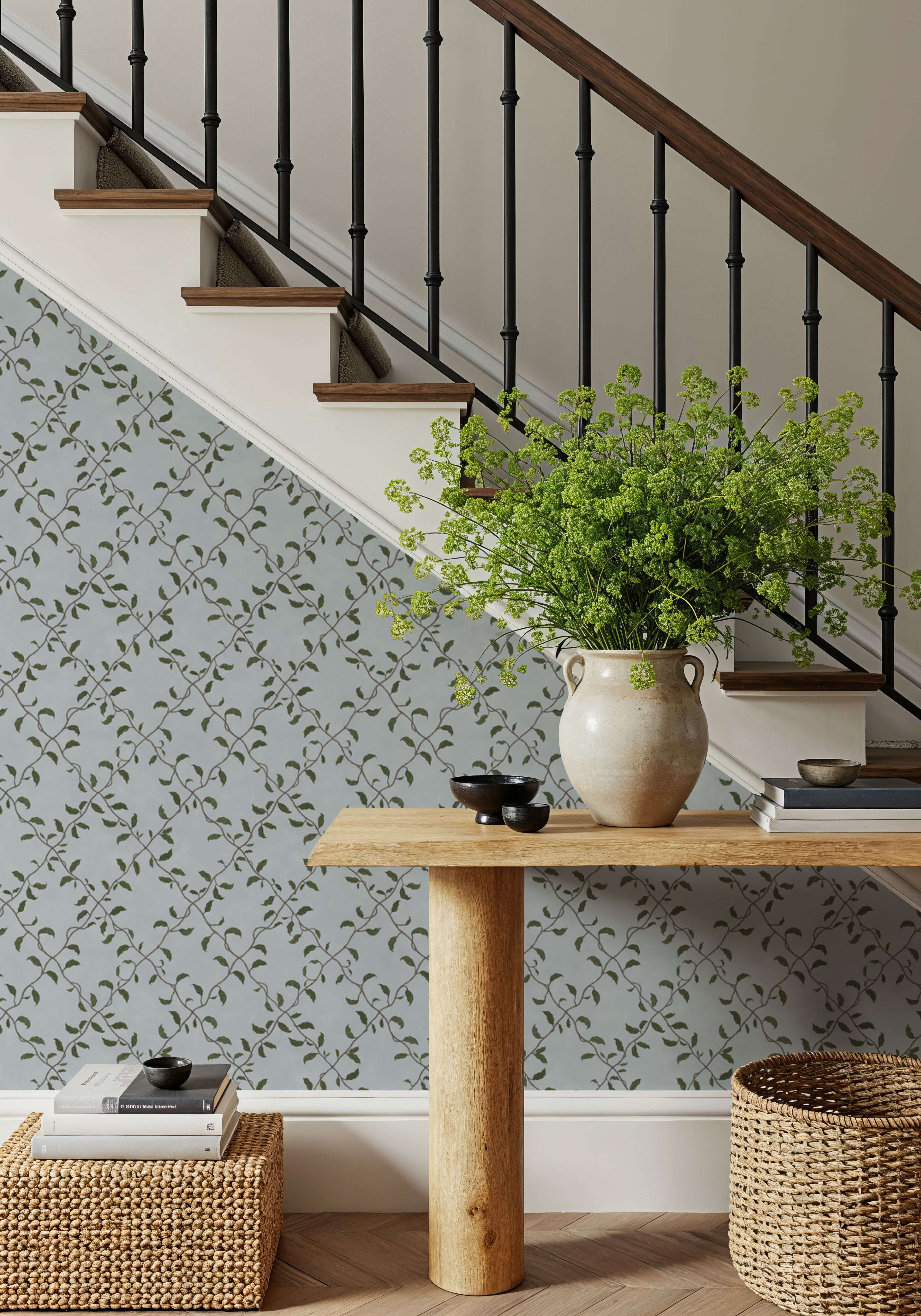 Emerald Trellis Petite, Sky