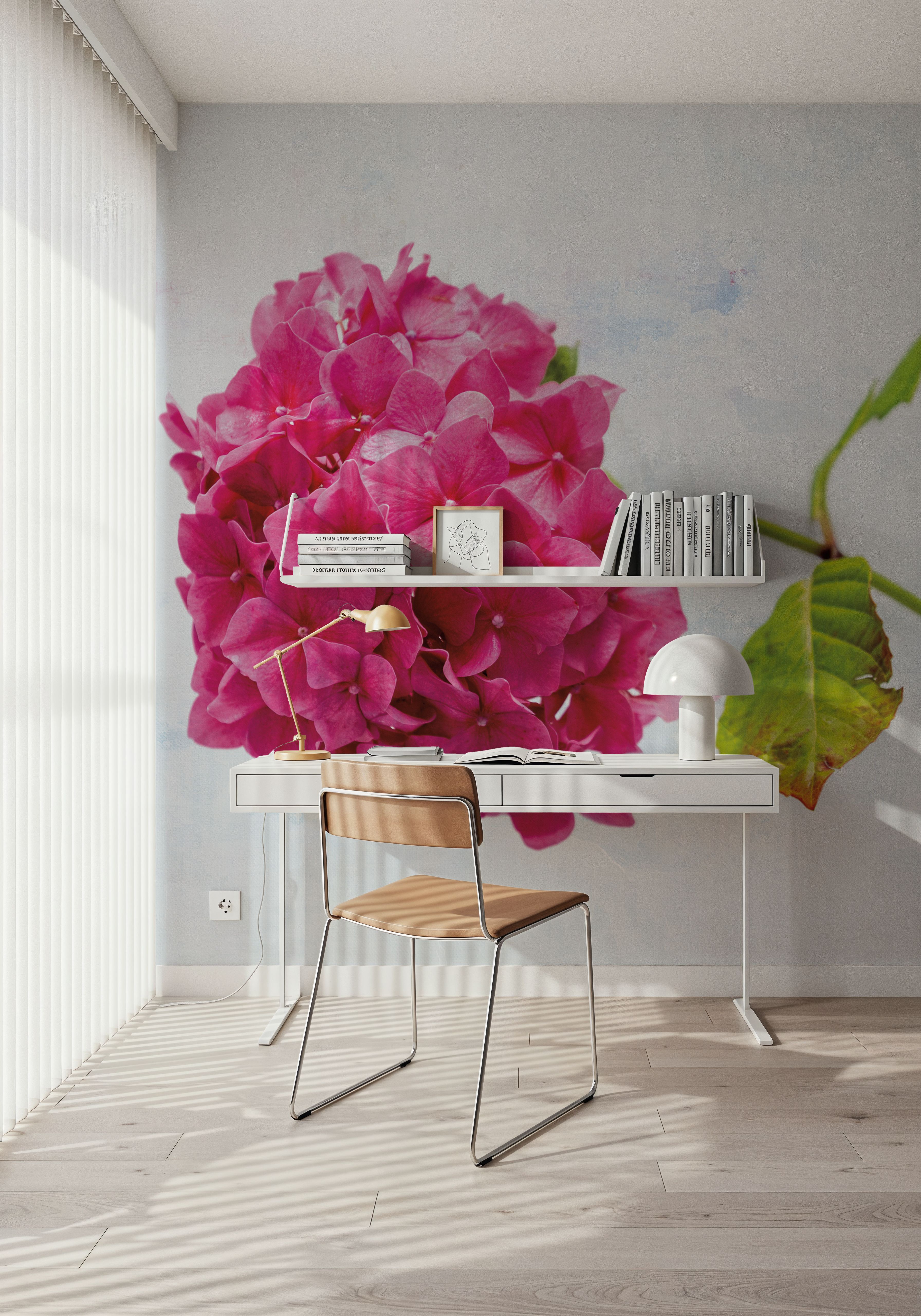 Bright Pink Hydrangea