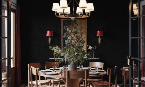 Mottled Linen Effect, Midnight