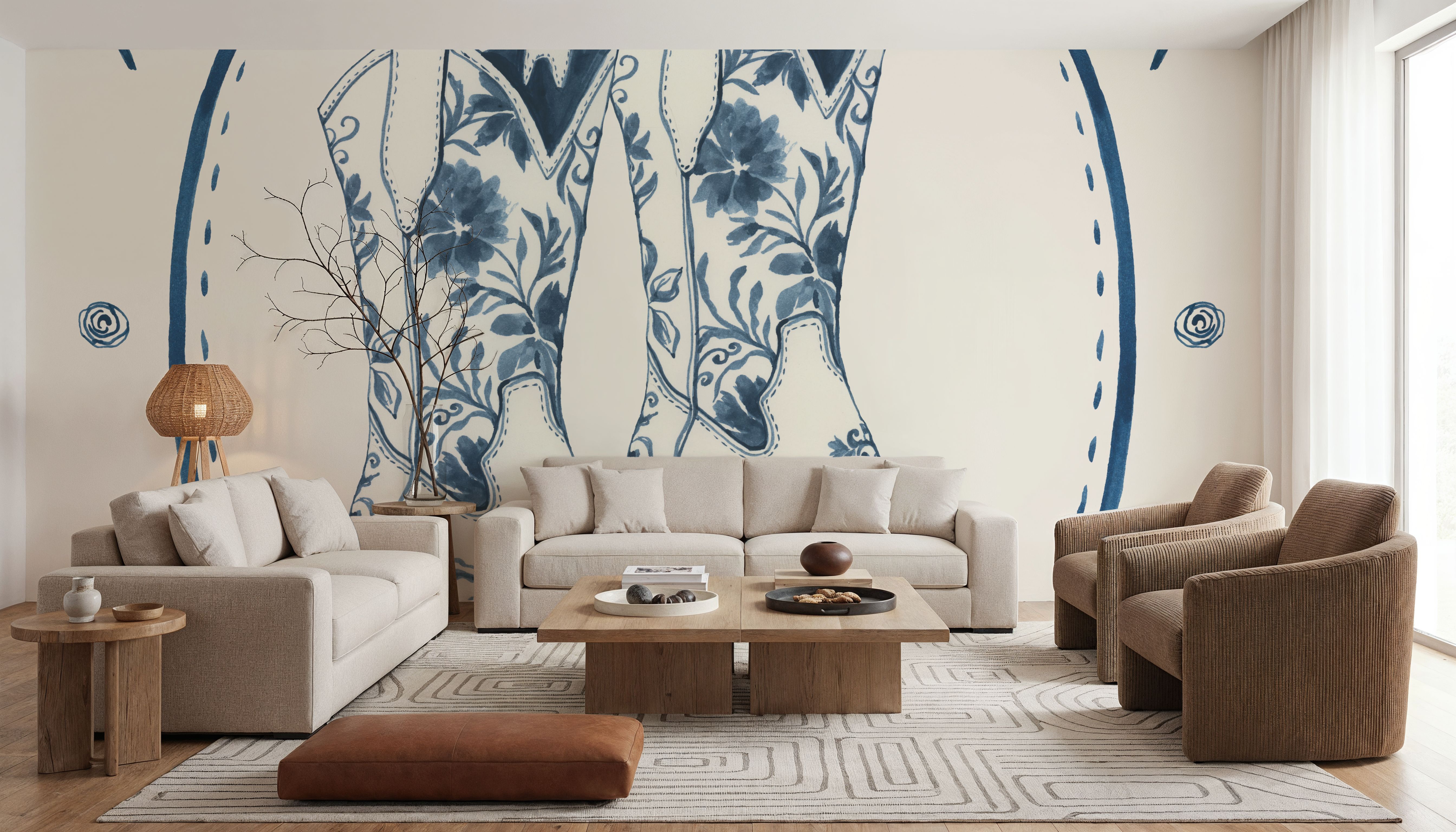 Chinoiserie Cowgirl I