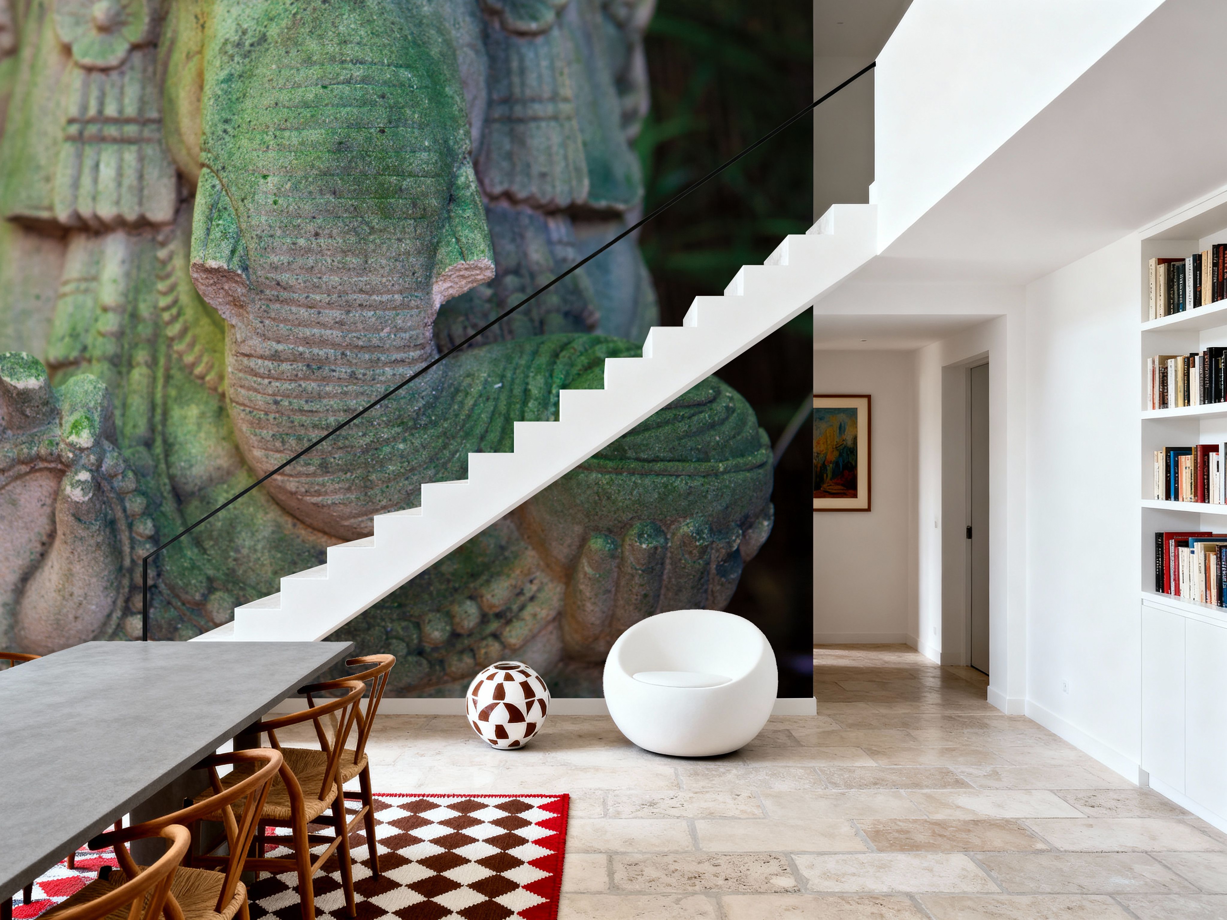 Wall Mural - Ganesha Statue - Bedroom - Wallism US - Premium, Textured or Peel & Stick