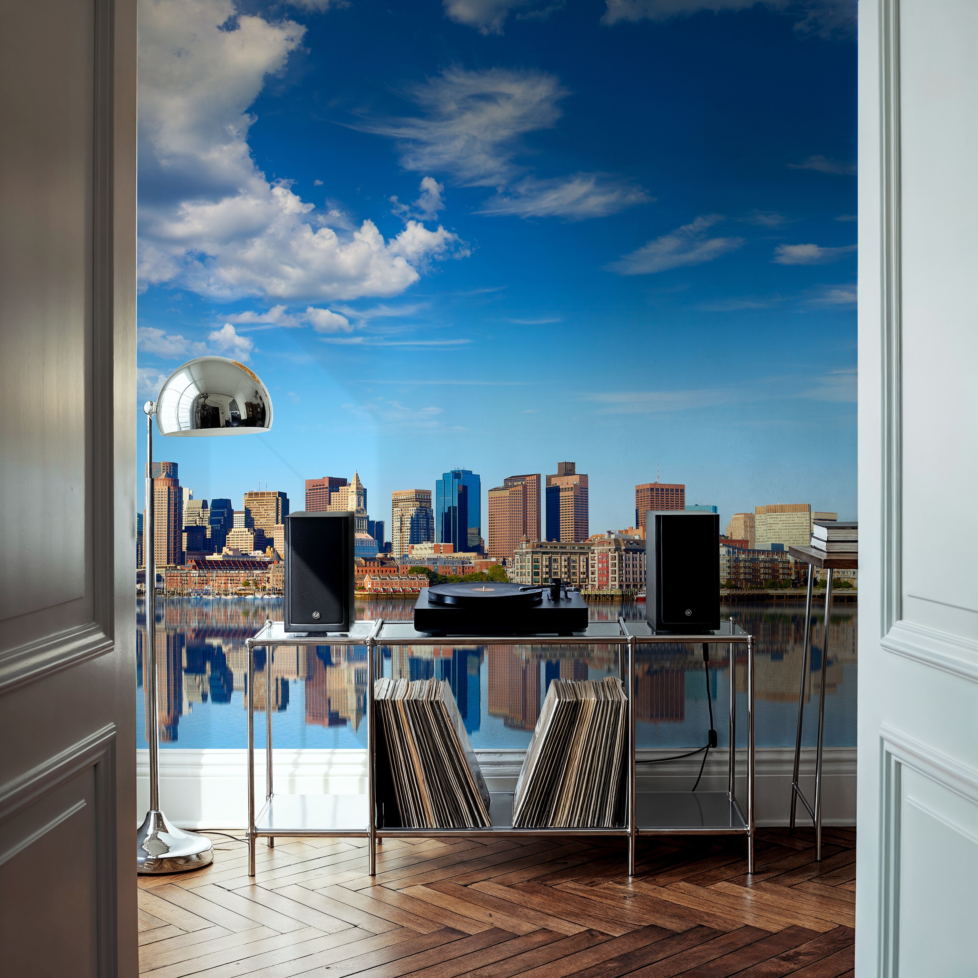 Boston Harbor Skyline