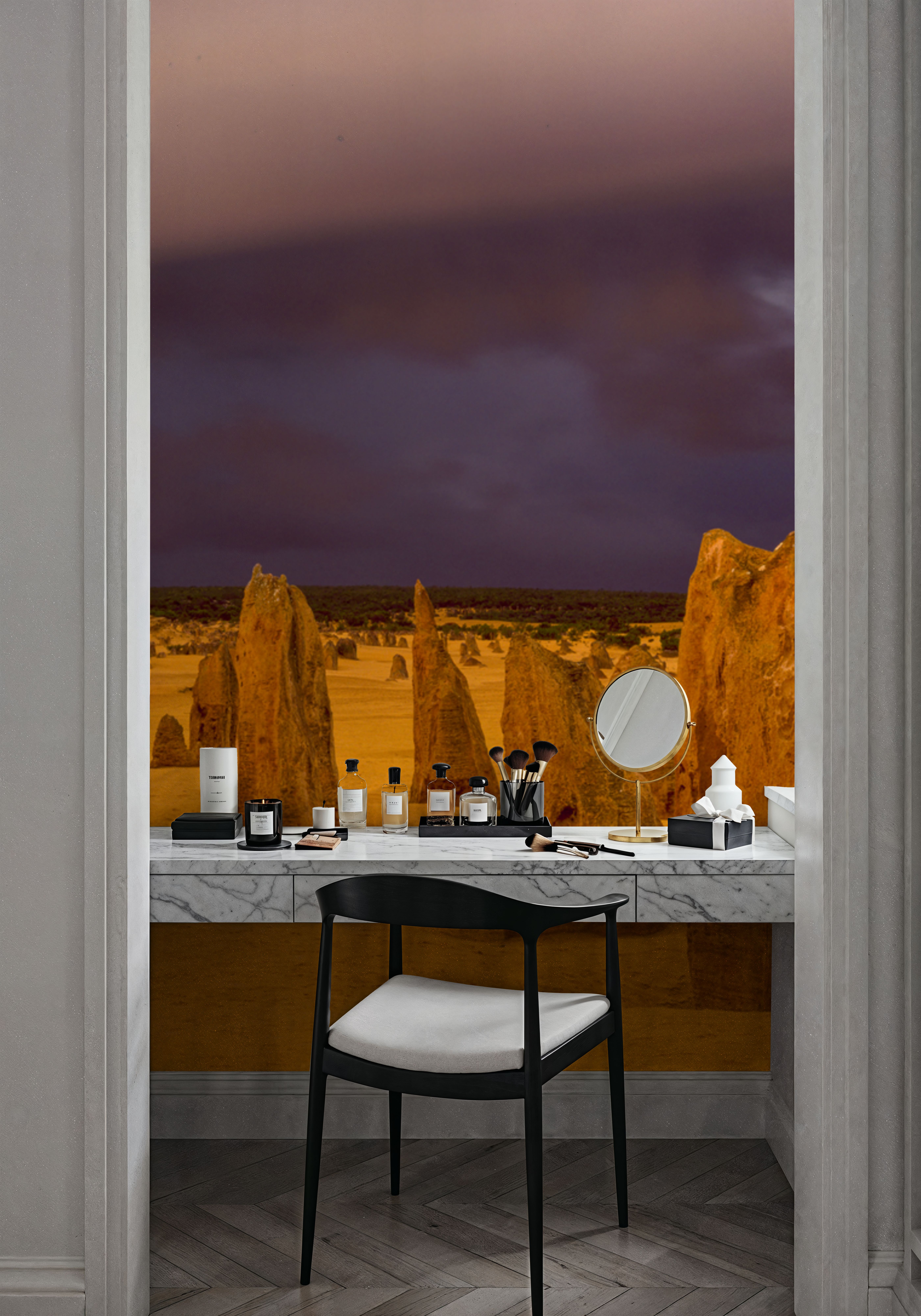 Storm Clouds and Rocks