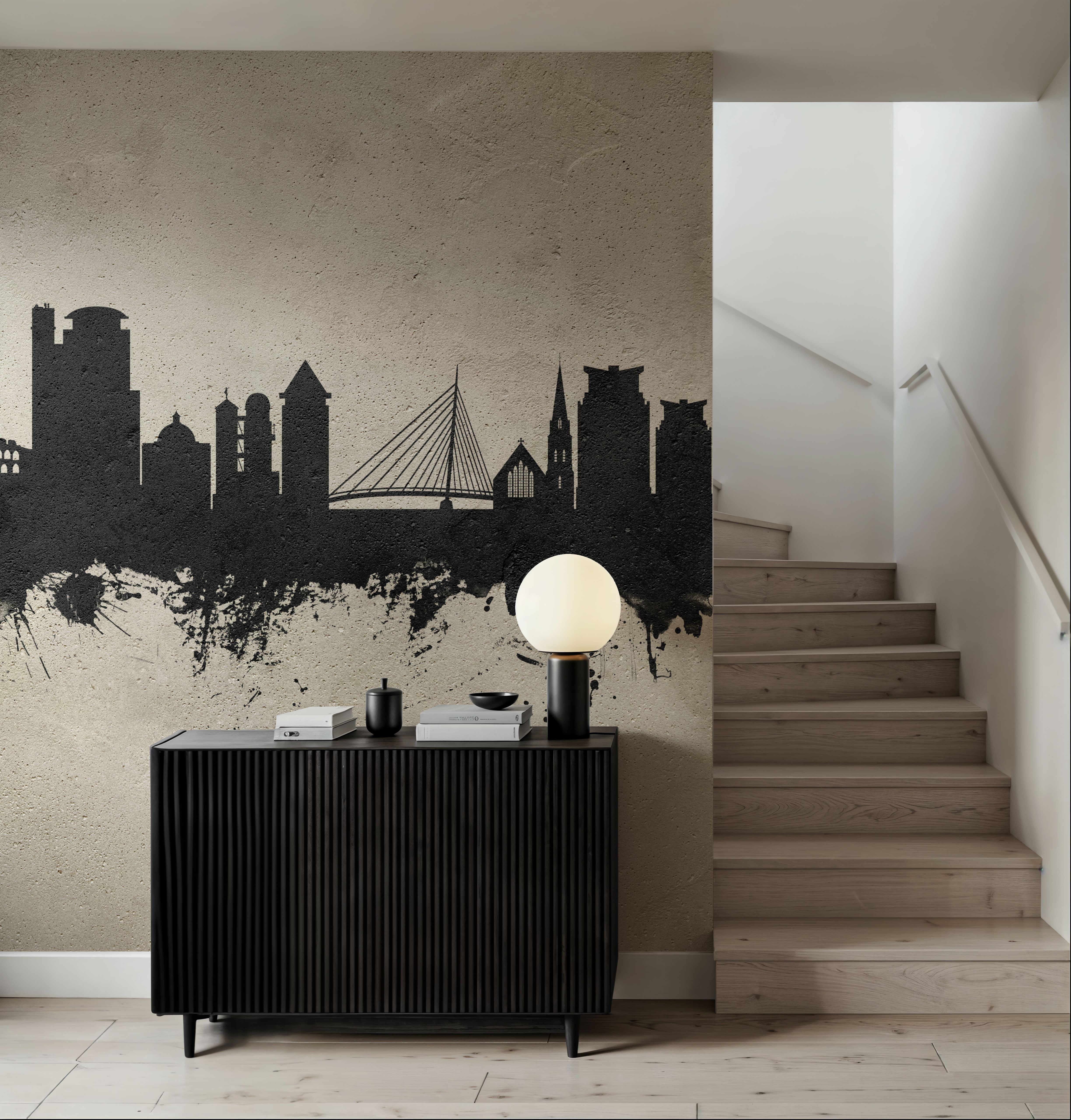 Swansea Wales Skyline Concrete