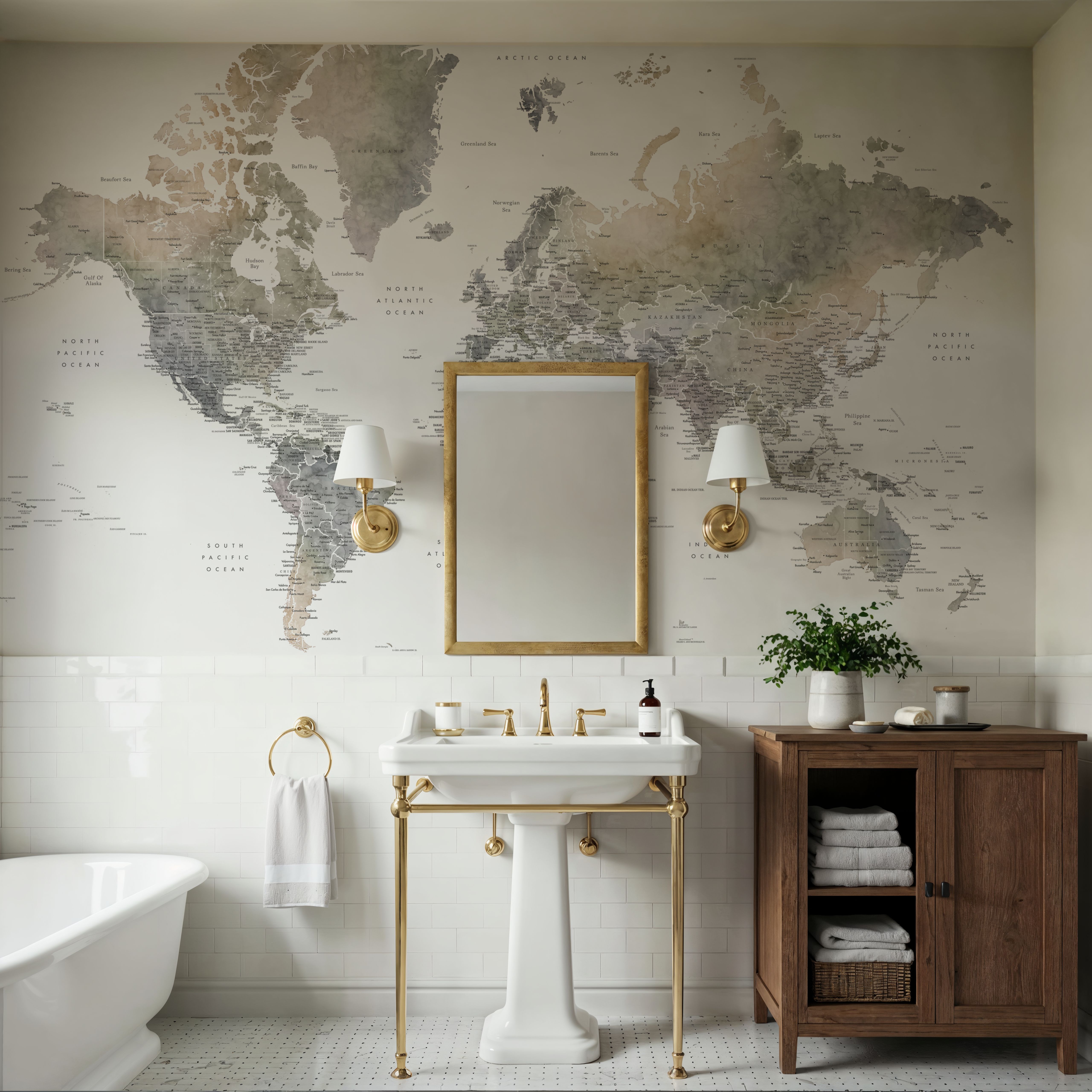 World Map Cities - Habiki