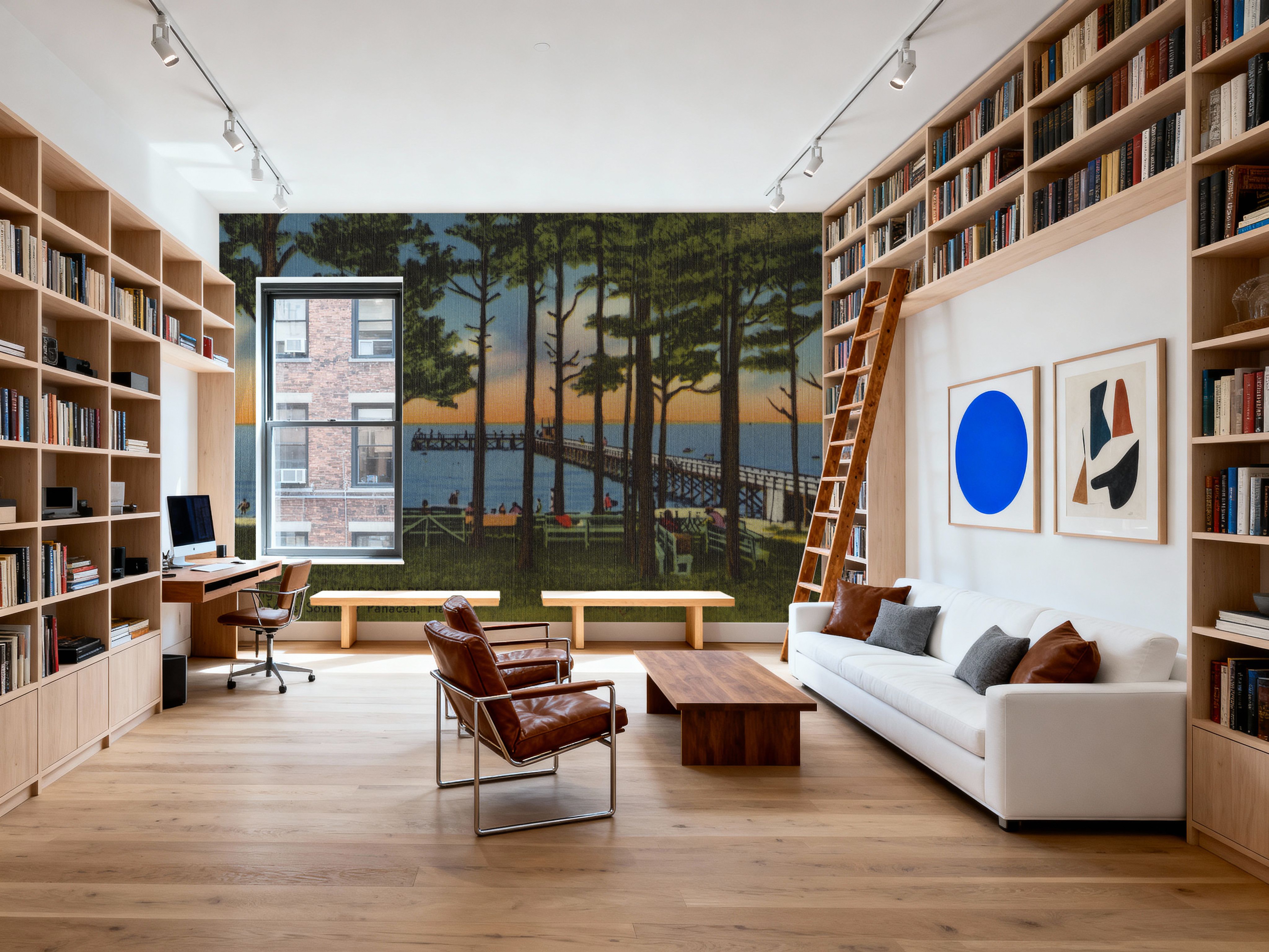 Greetings from Wilson Beach - Screenprint Postcard, Papel de parede