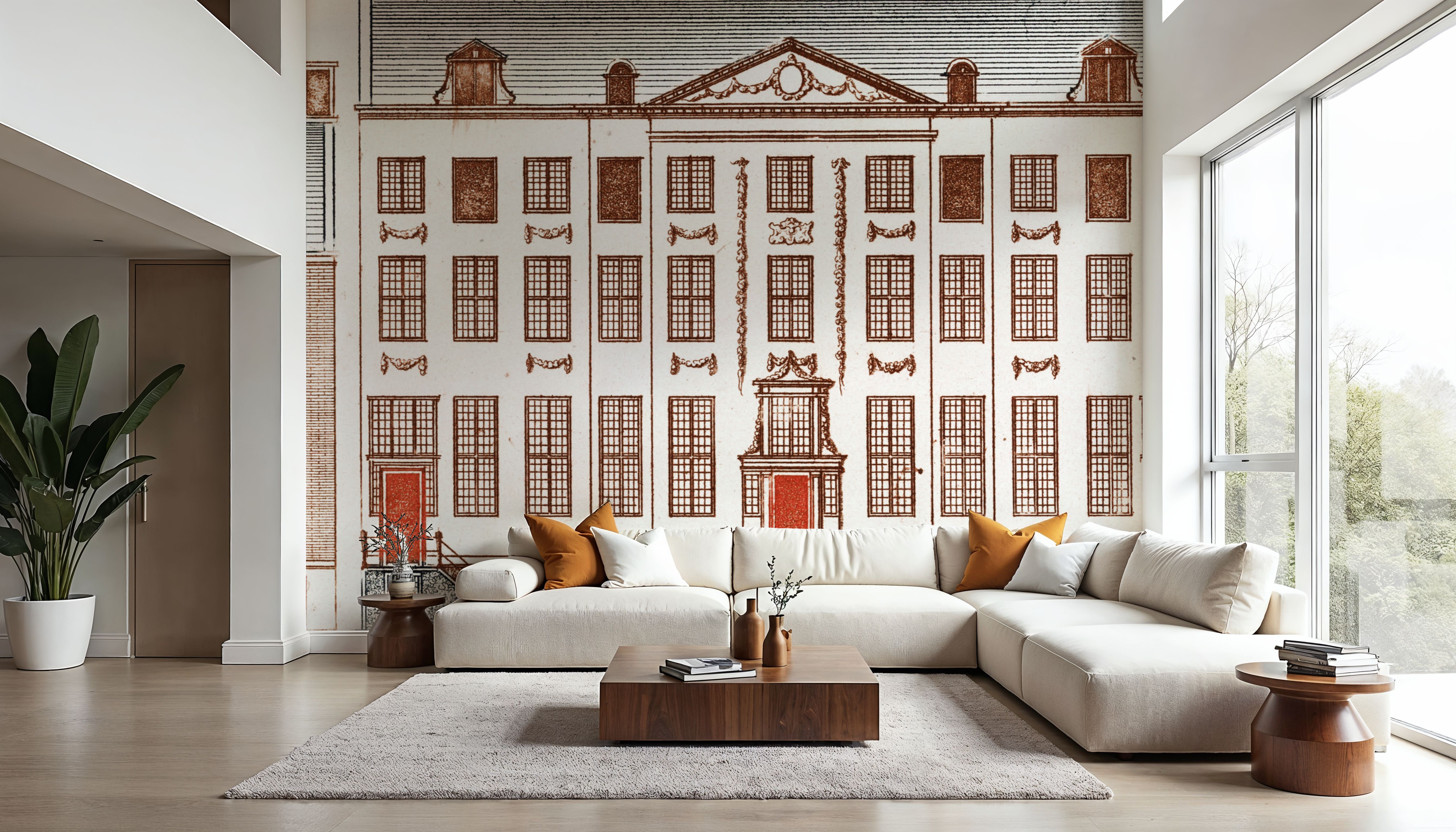 Amsterdam Canal Houses III, Wallpaper