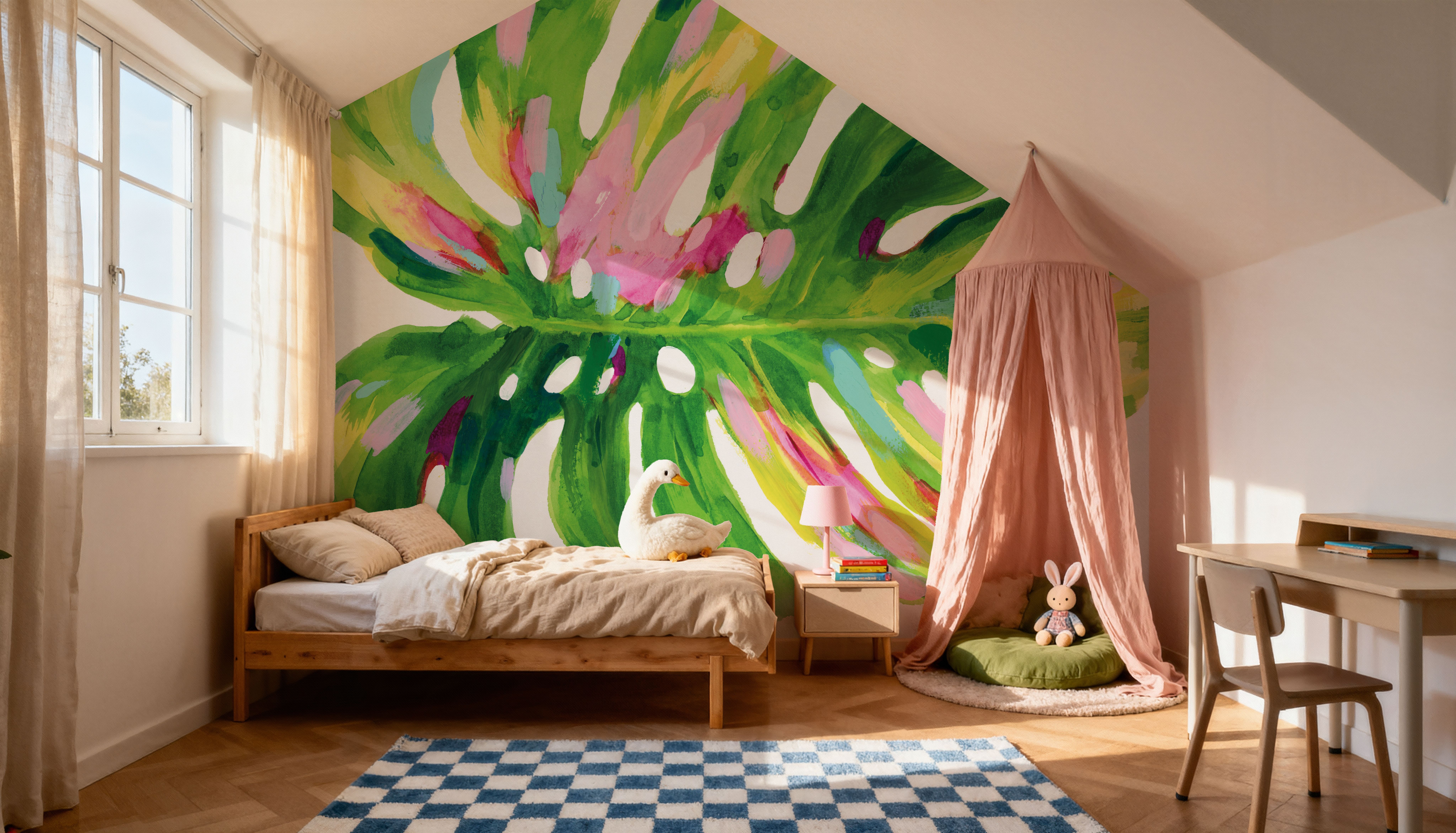 Colorful Tropical Leaf I