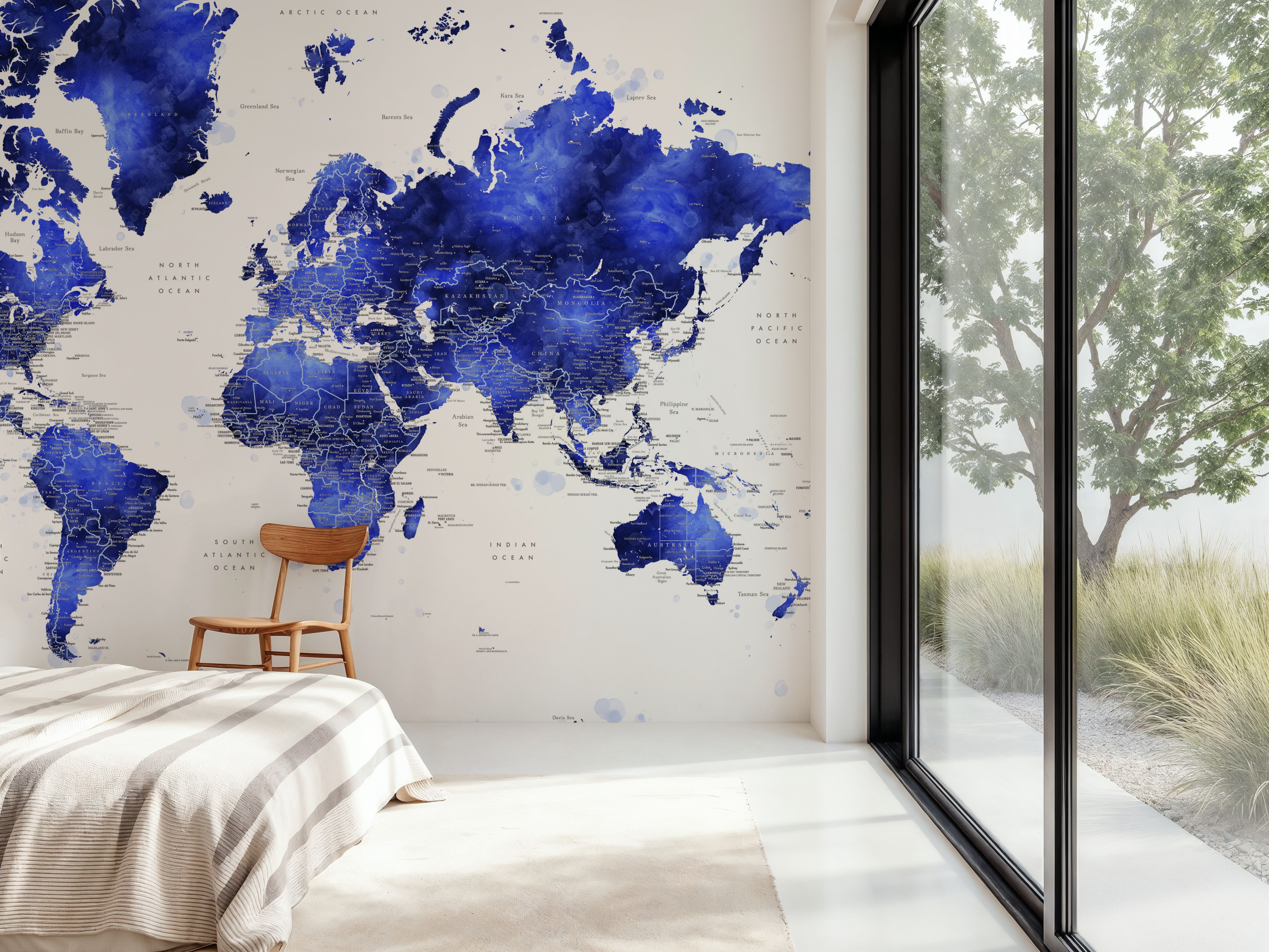 World Map Cities - Crisalida