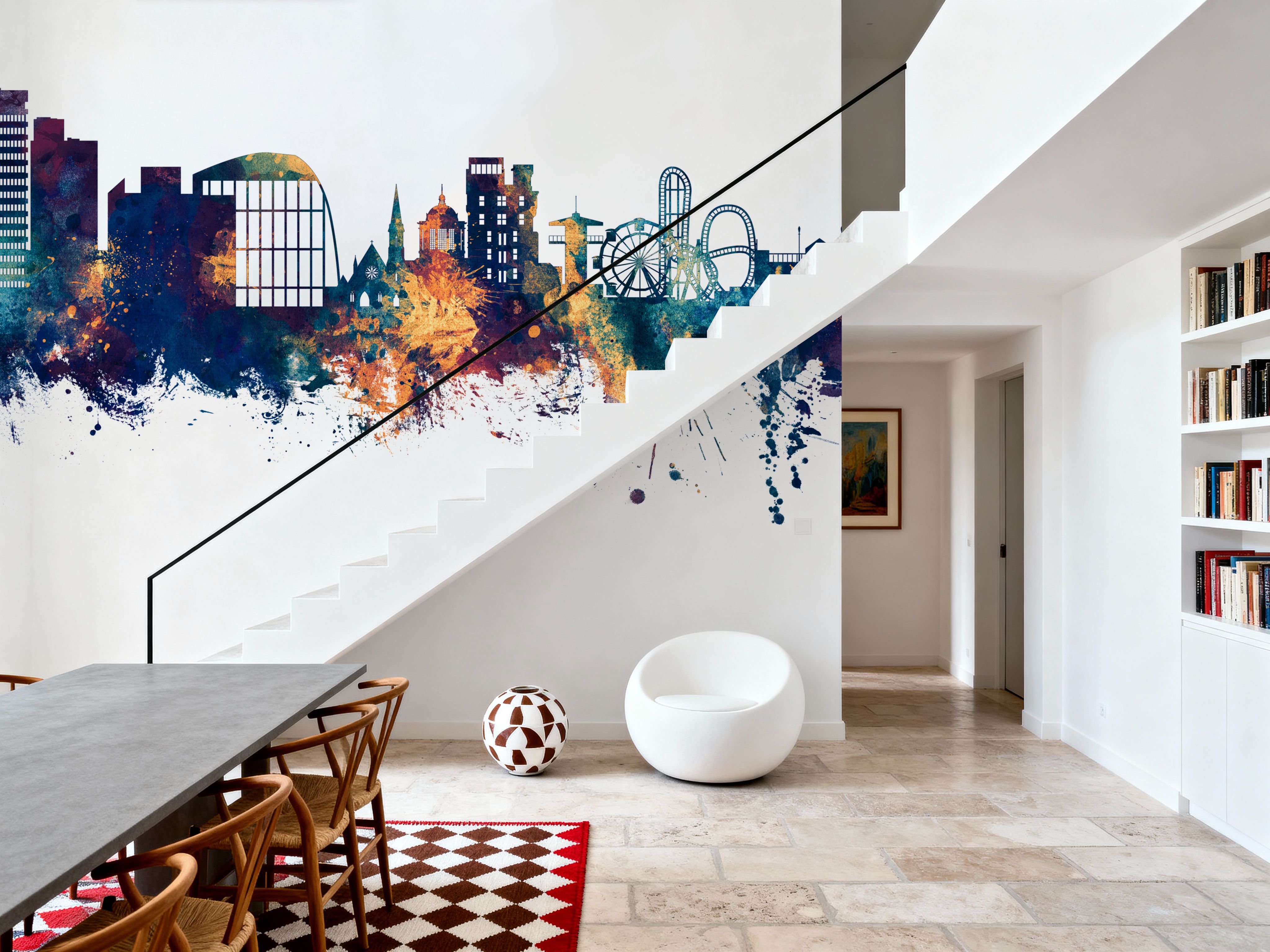 Southend-on-Sea England Skyline Blue & Bronze