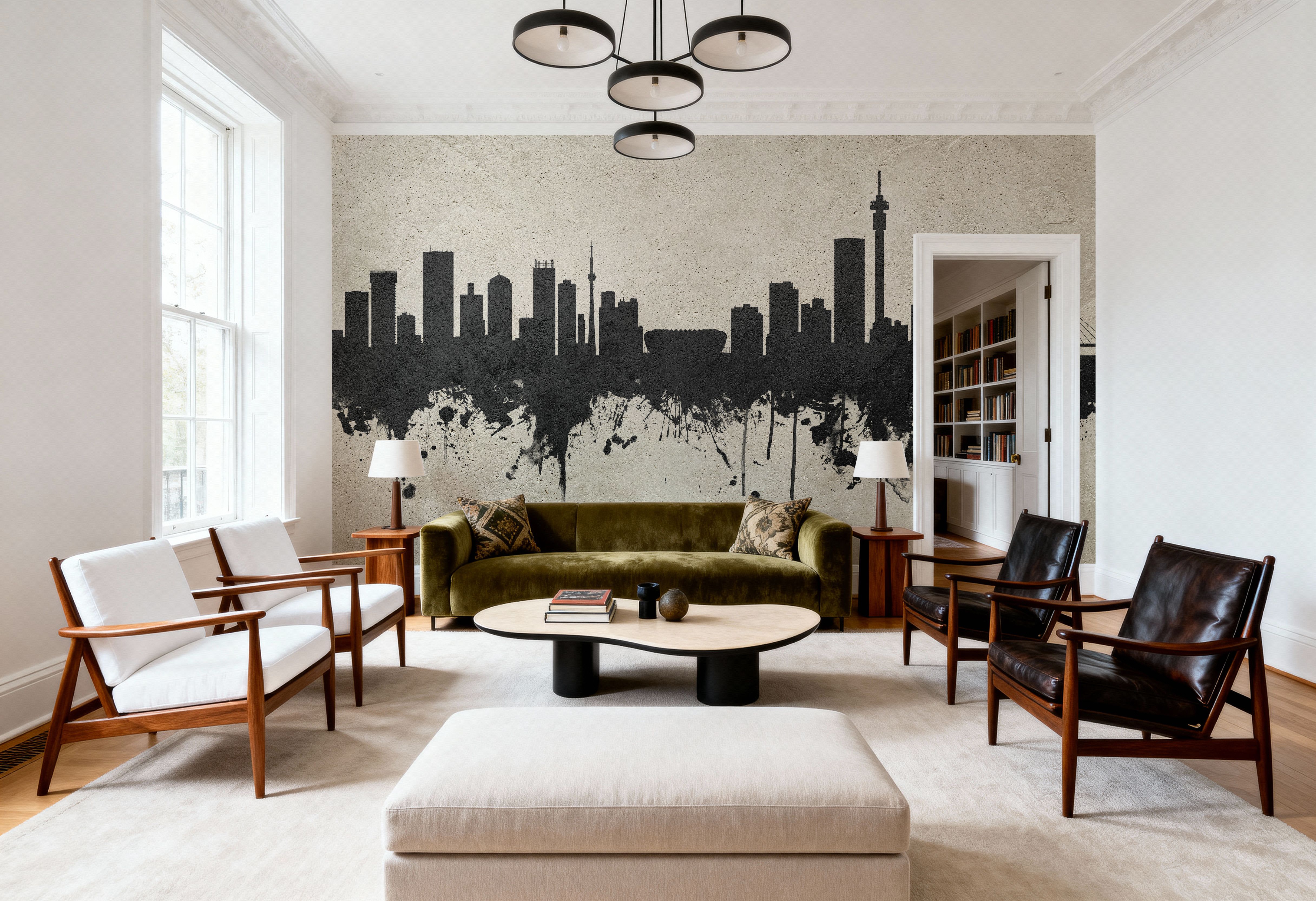 Johannesburg South Africa Skyline Concrete