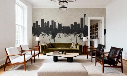 Johannesburg South Africa Skyline Concrete