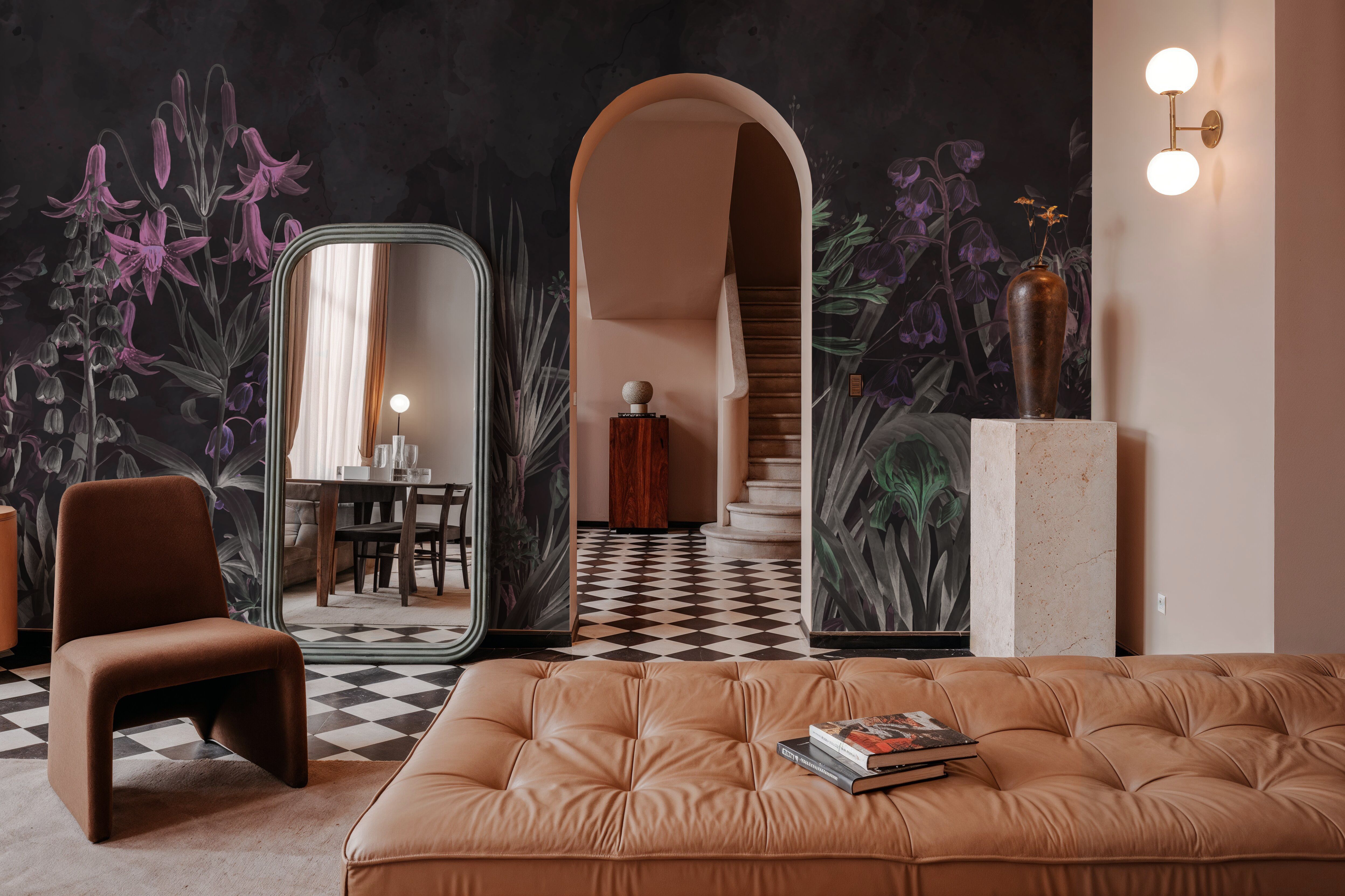 Field of Dreams Dark Bright Green, Wallpaper