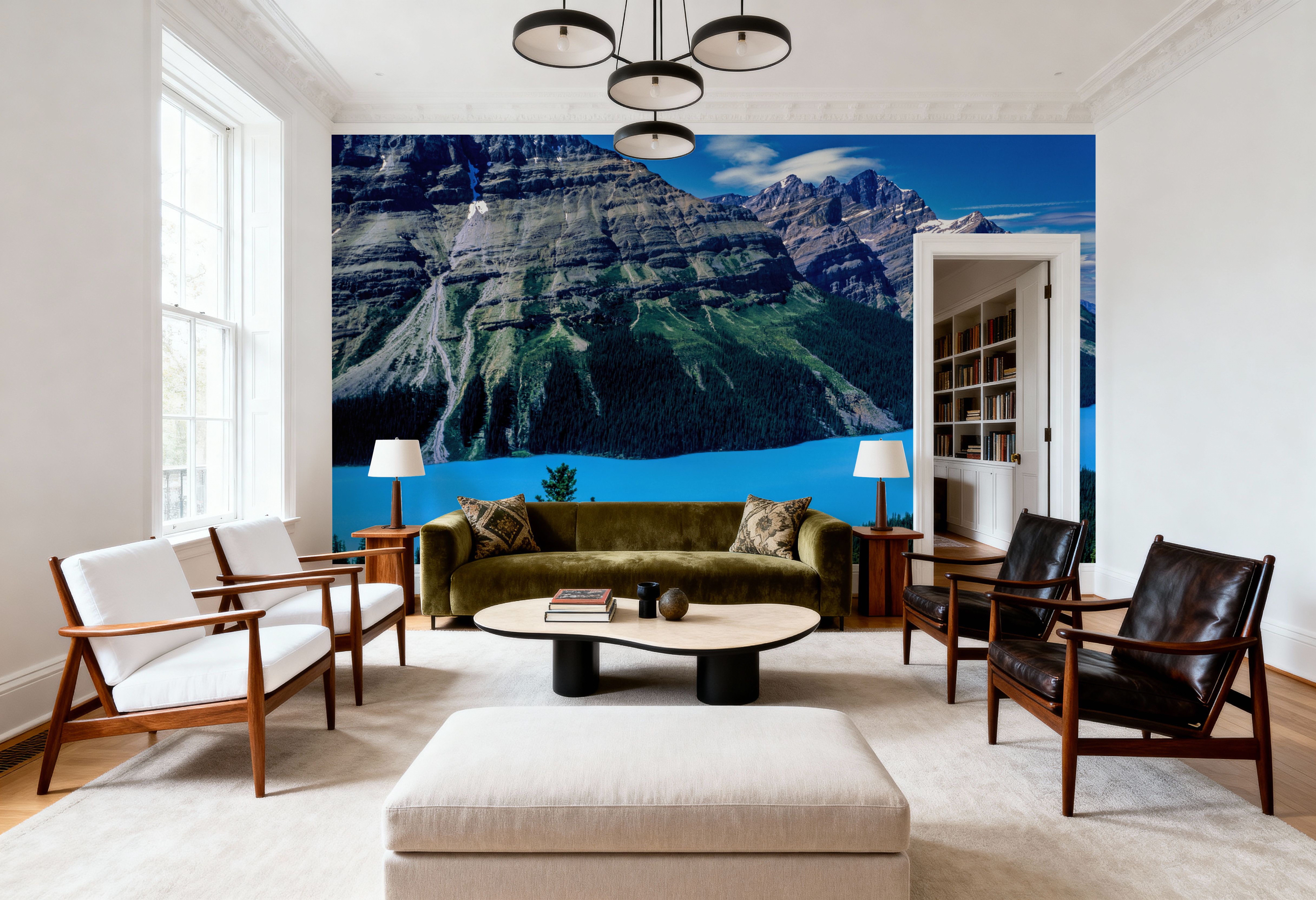 Mountain Turquoise, Tapeten