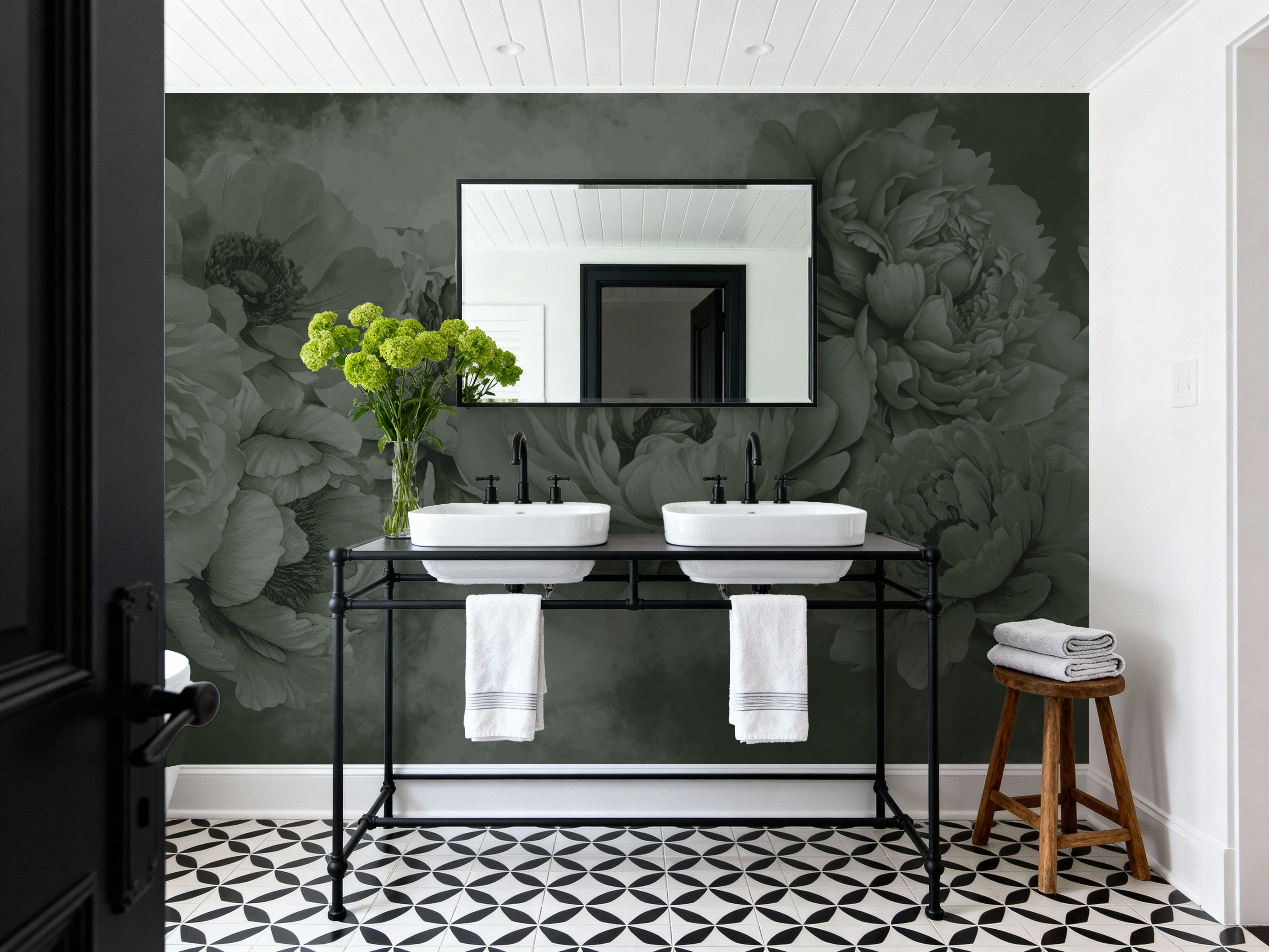 Transcendent Peony, Juniper