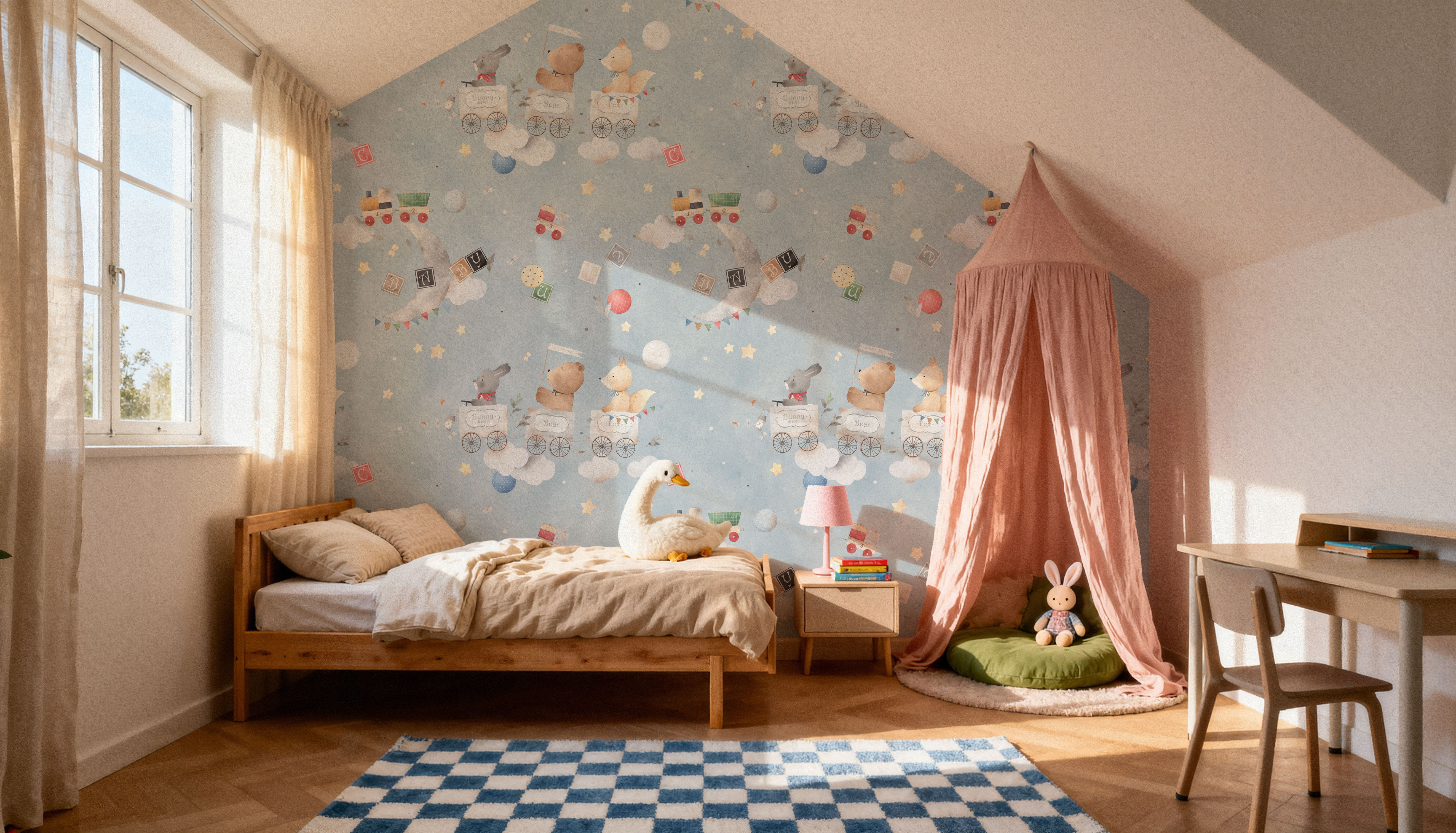 Sky Train, Washed Blue