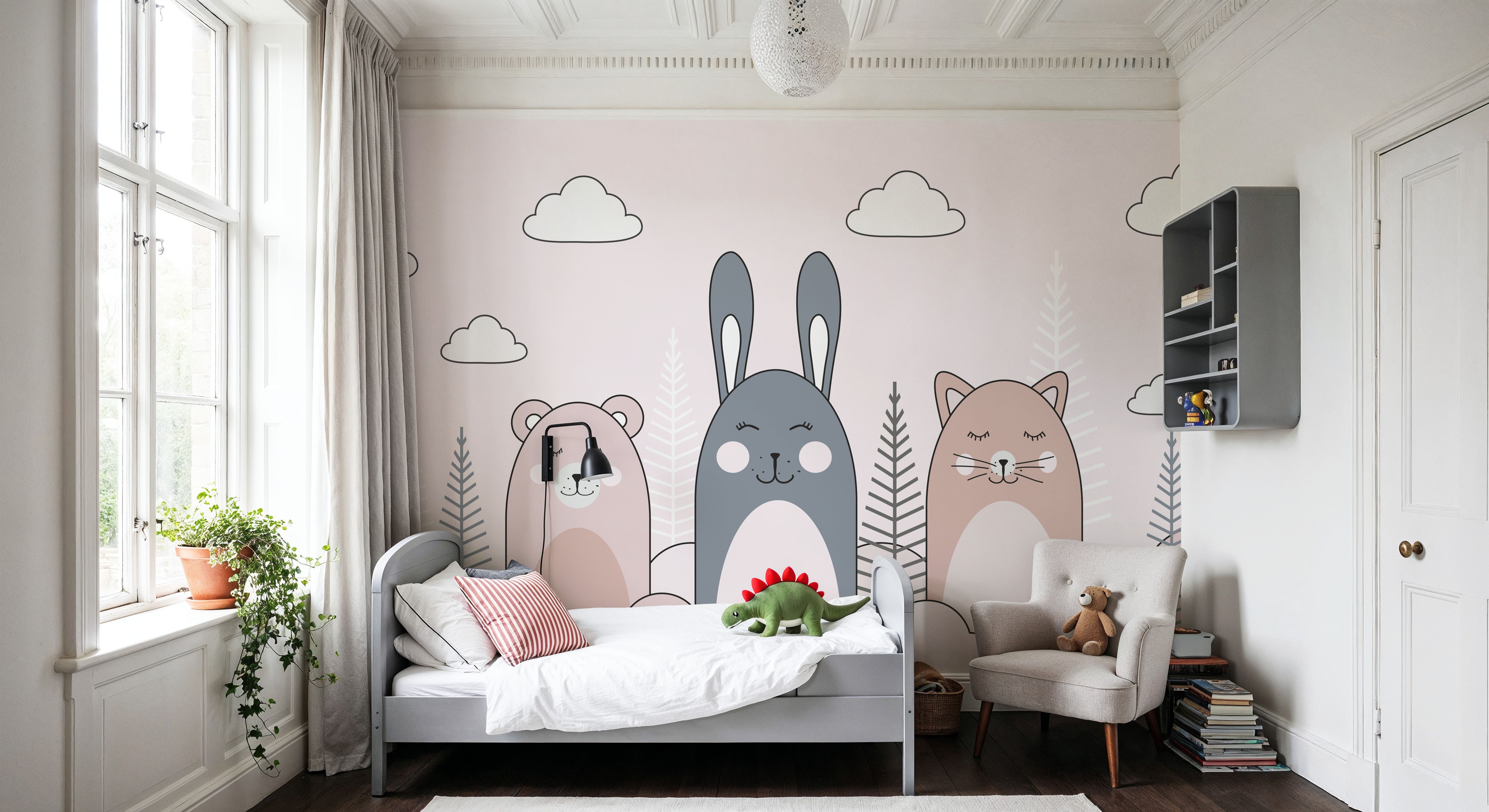Sleeping Bunny Pink