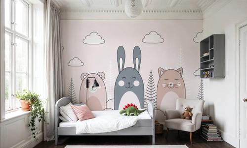Sleeping Bunny Pink