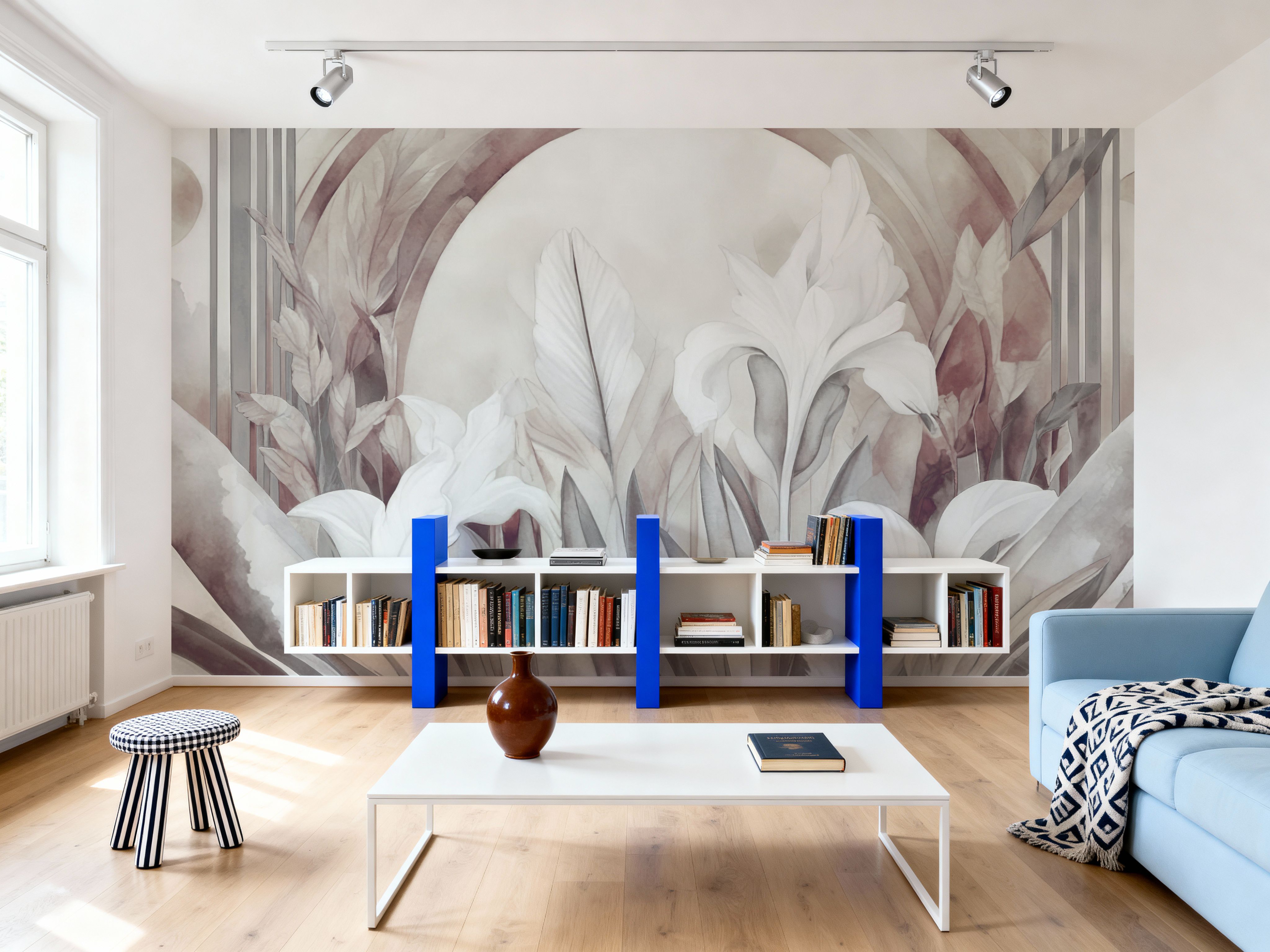 Irises at Sunrise Red