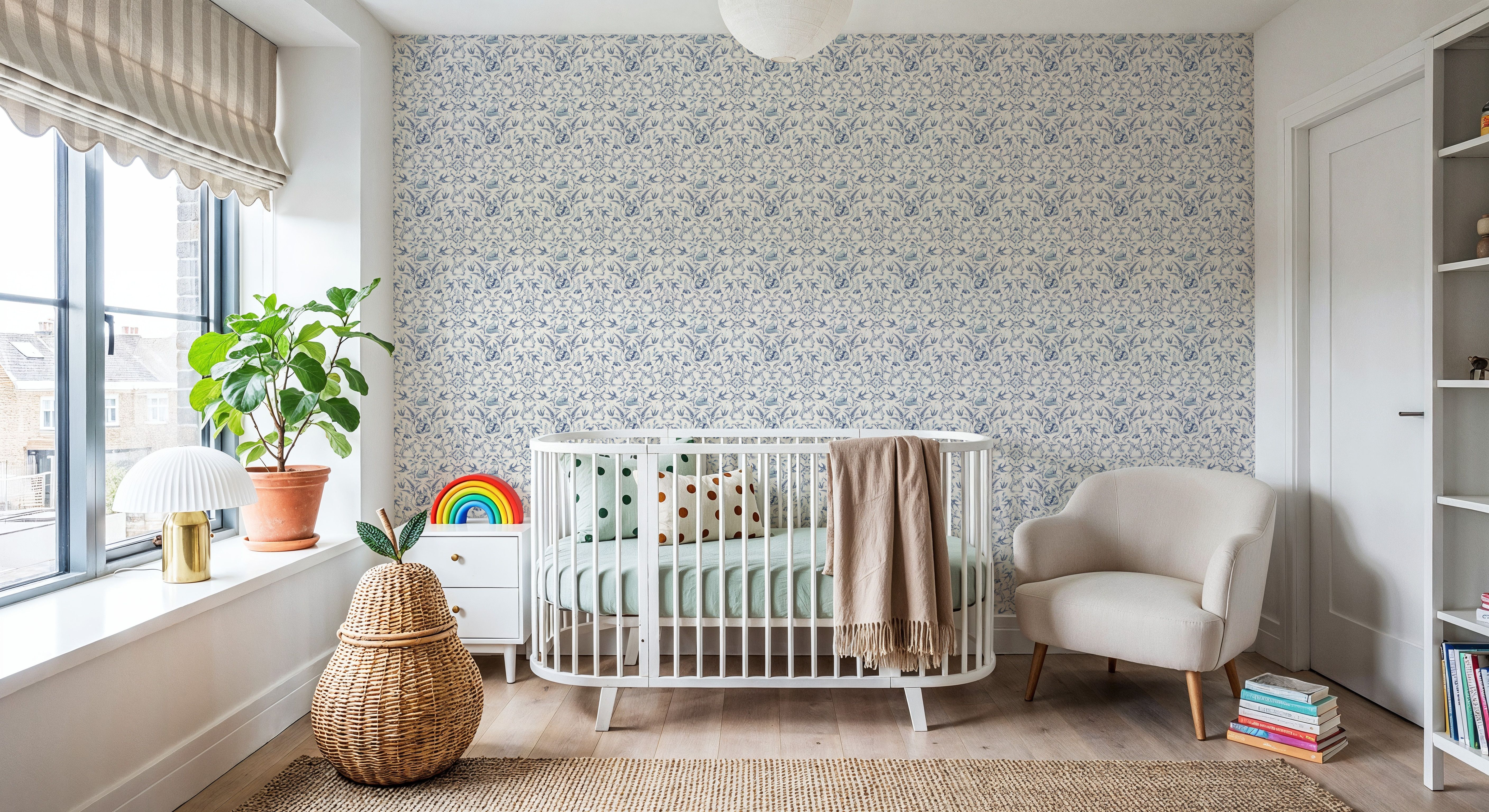 Spring Field Rabbits, Blue