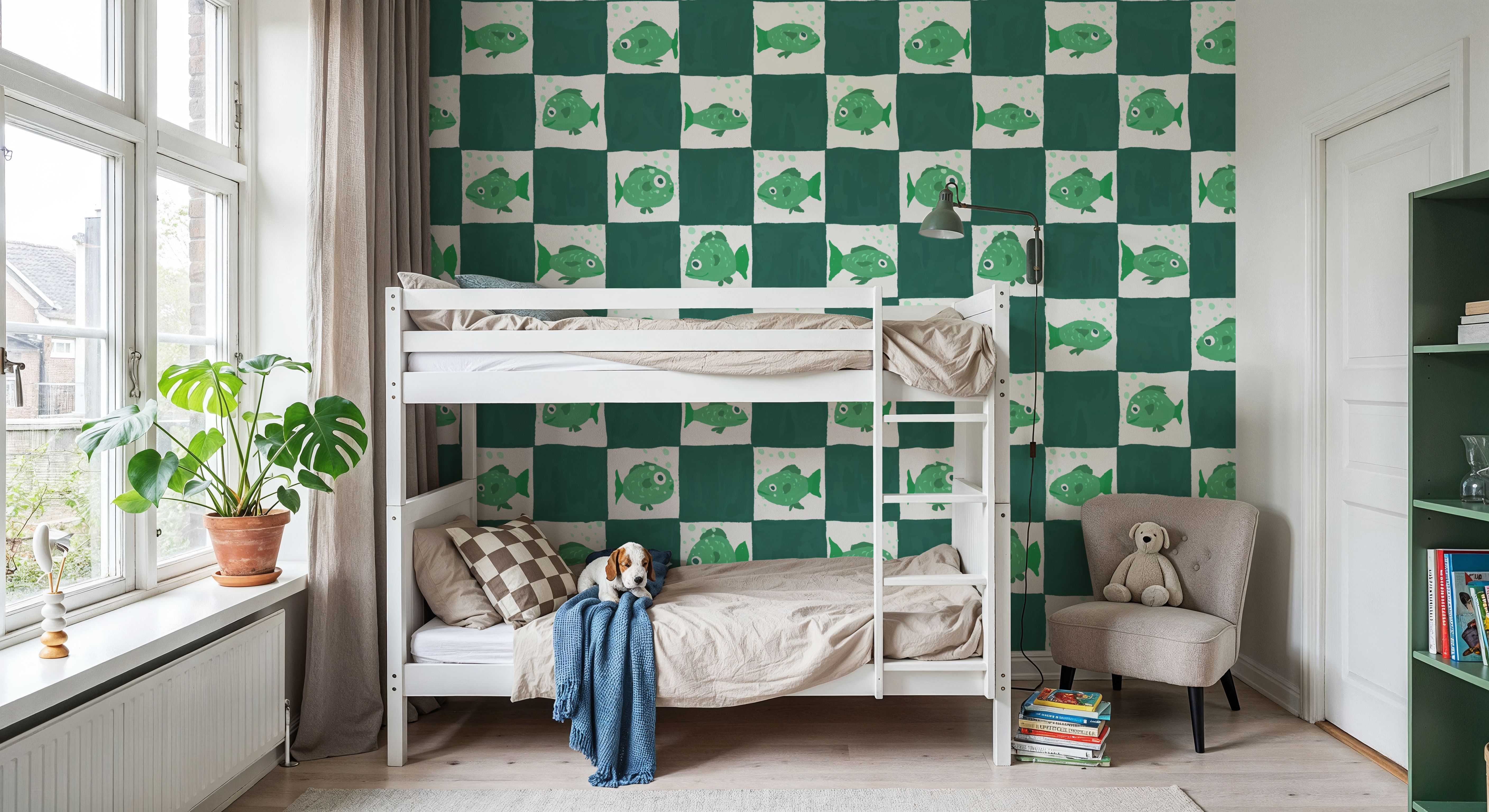 Fish Checkers, Green