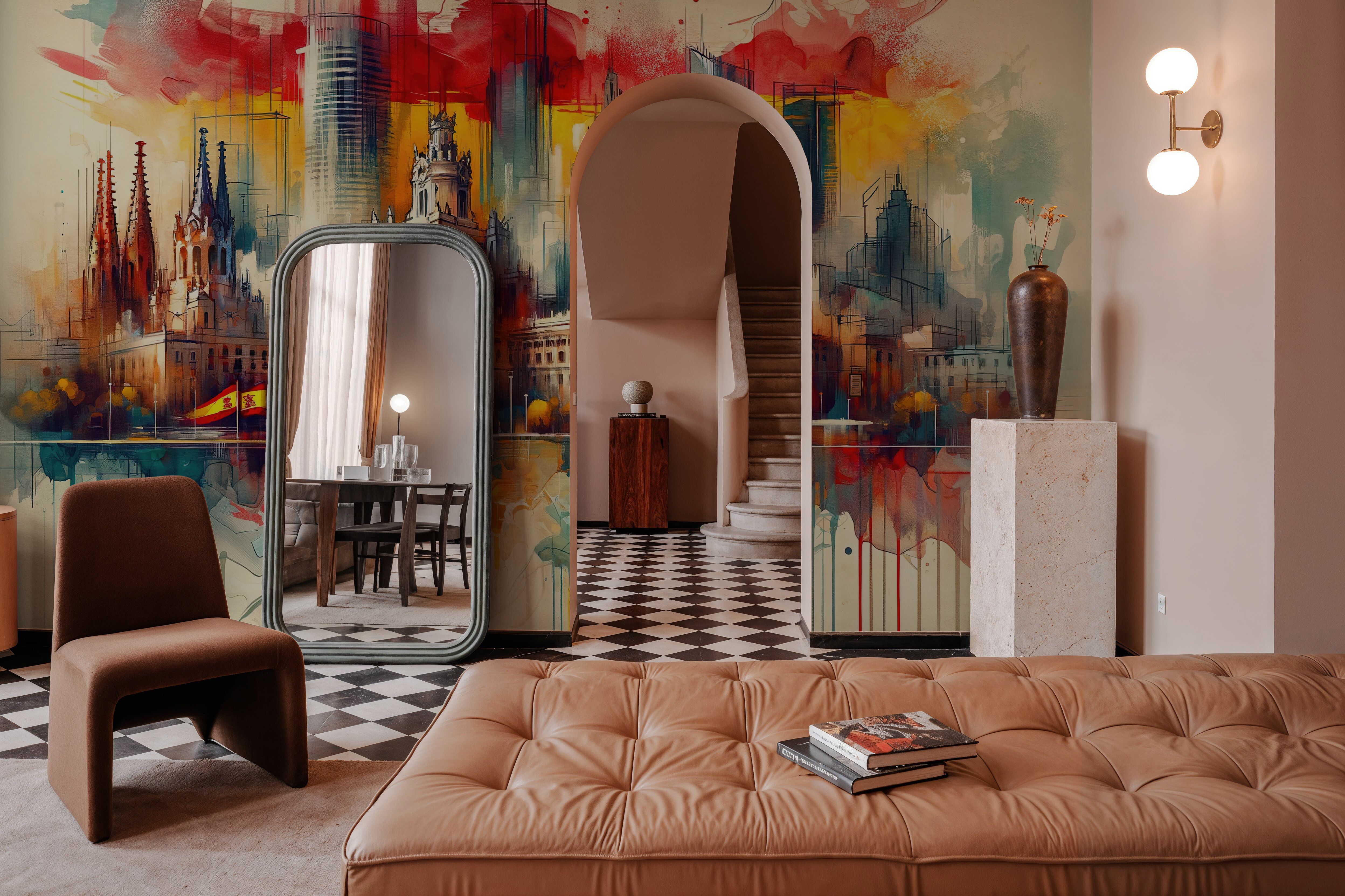 Watercolor Landmarks Spain