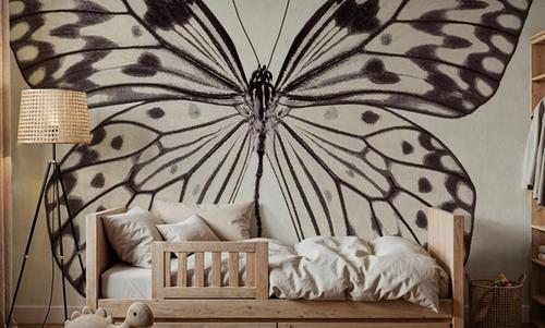 Butterfly V Gray