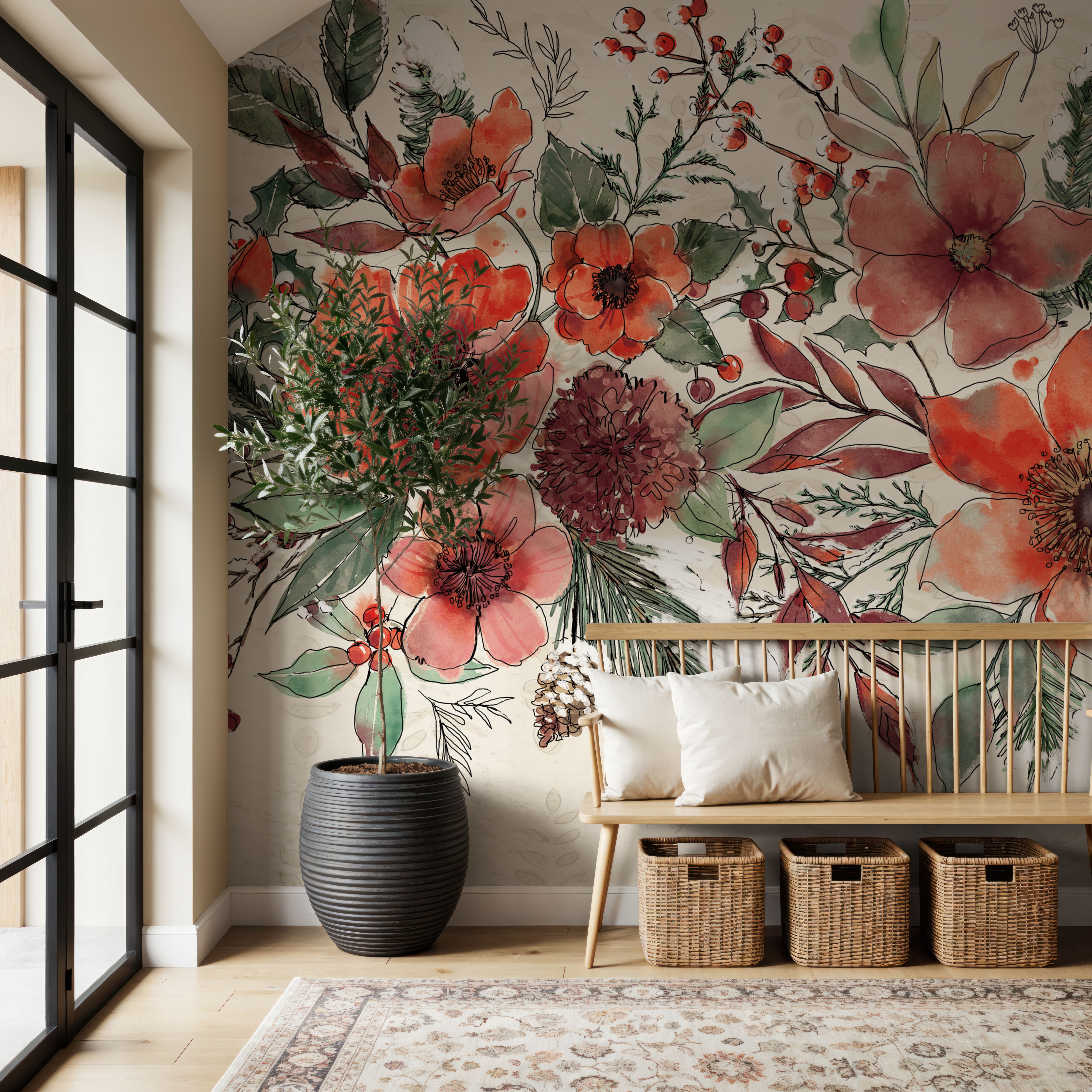 Festive Blooms I