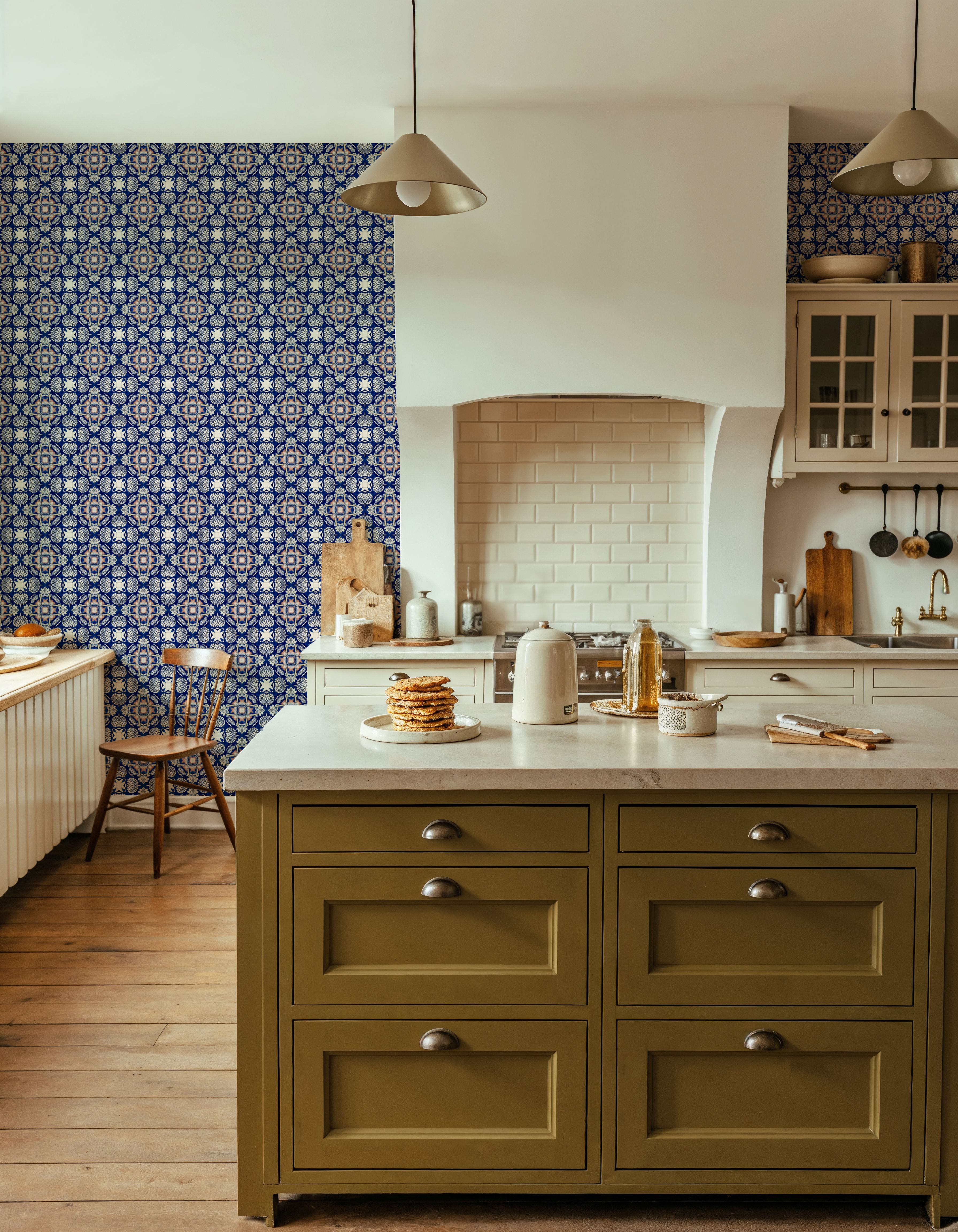 Nara Indigo And Peach