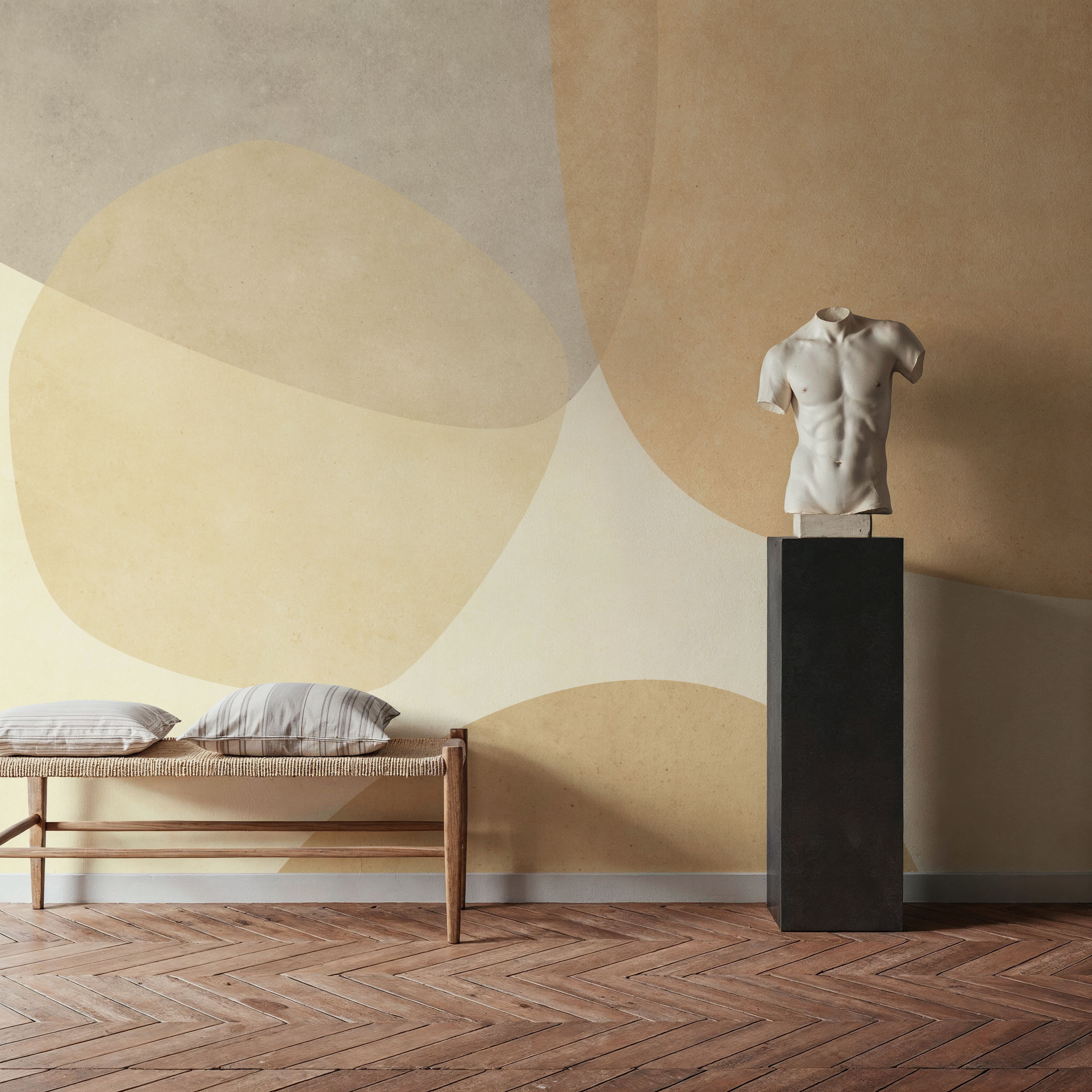 Embracing Shapes, Butter Yellow