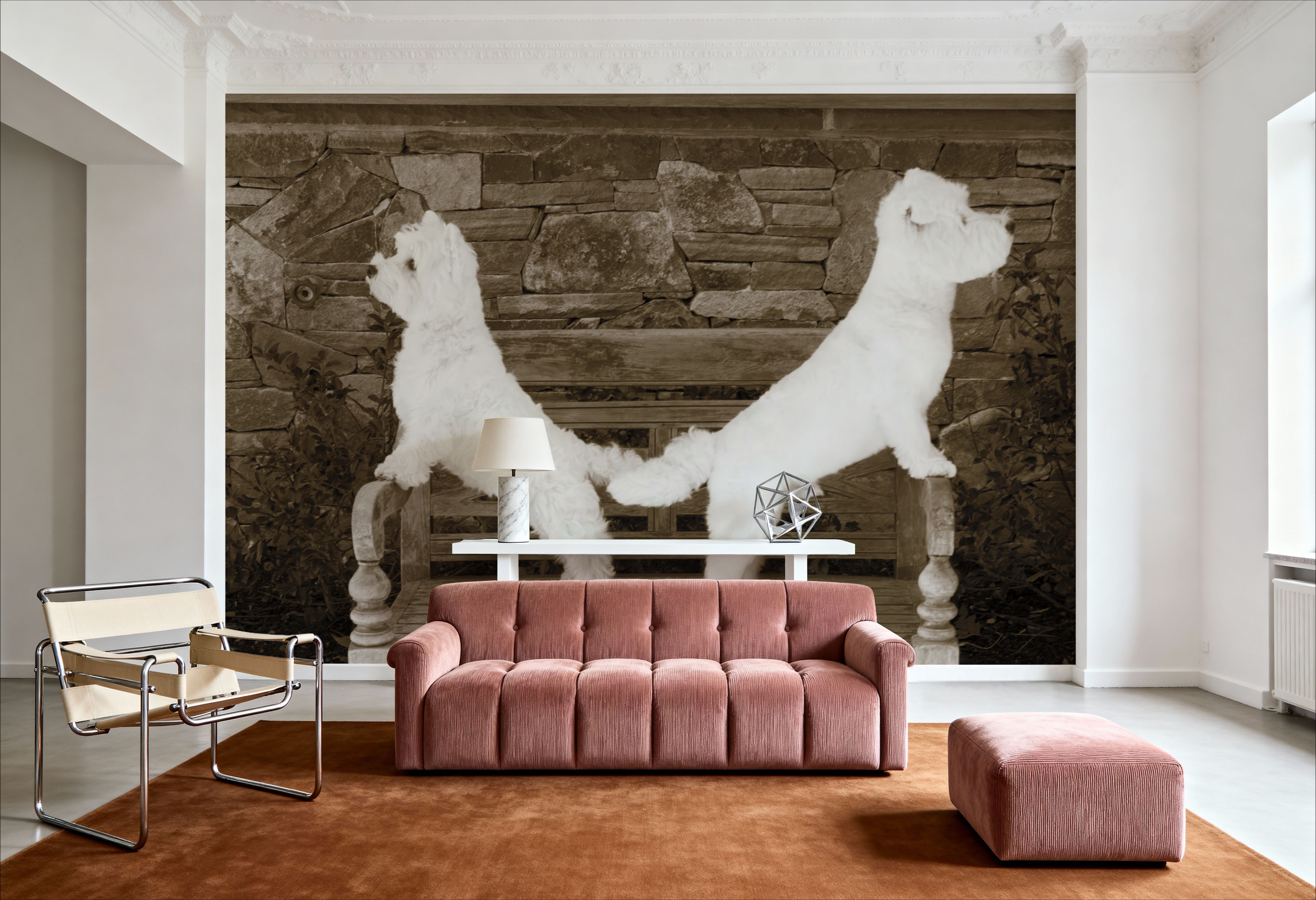 We are Ready, Tapeten