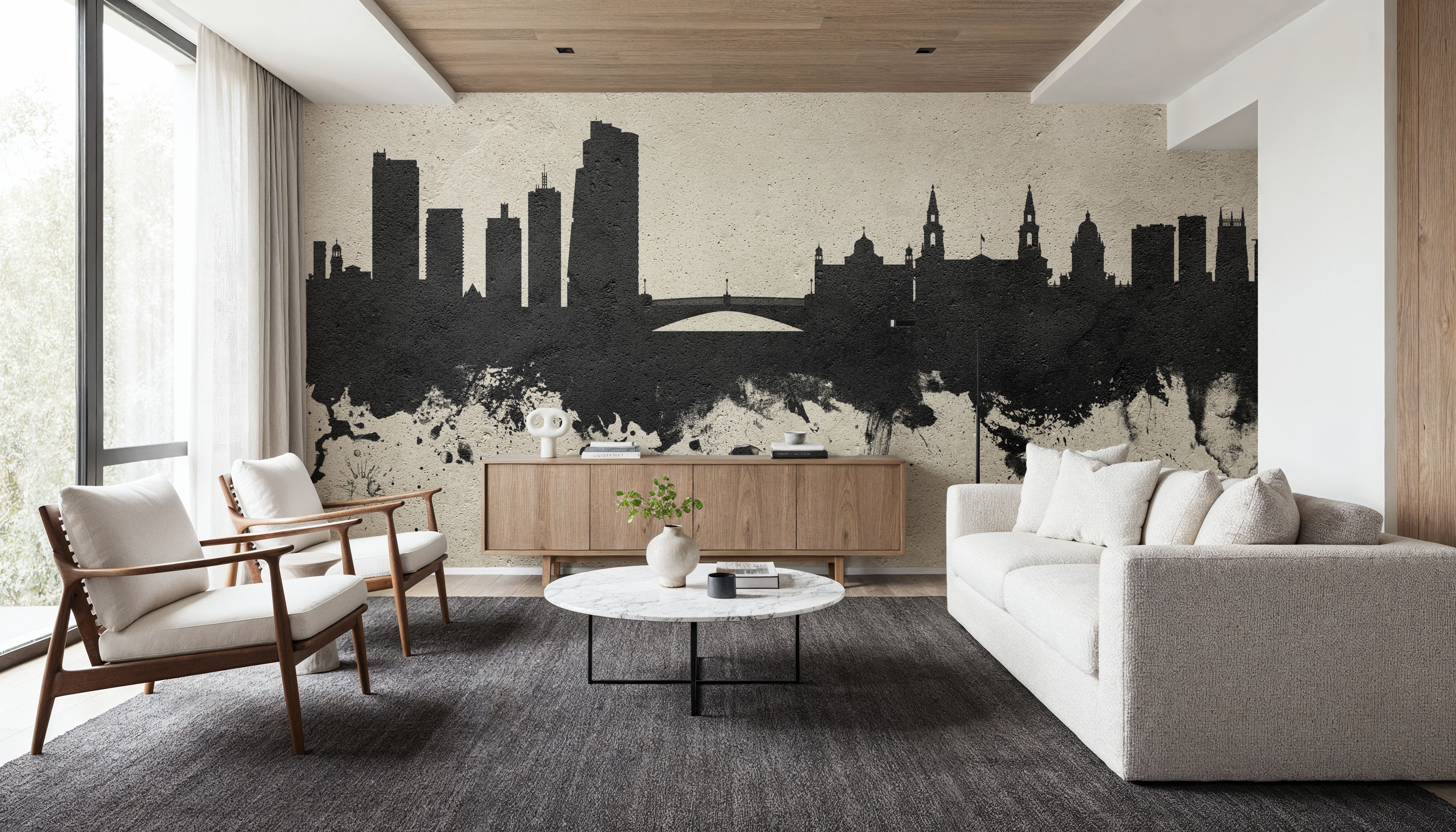 Leeds England Skyline Concrete