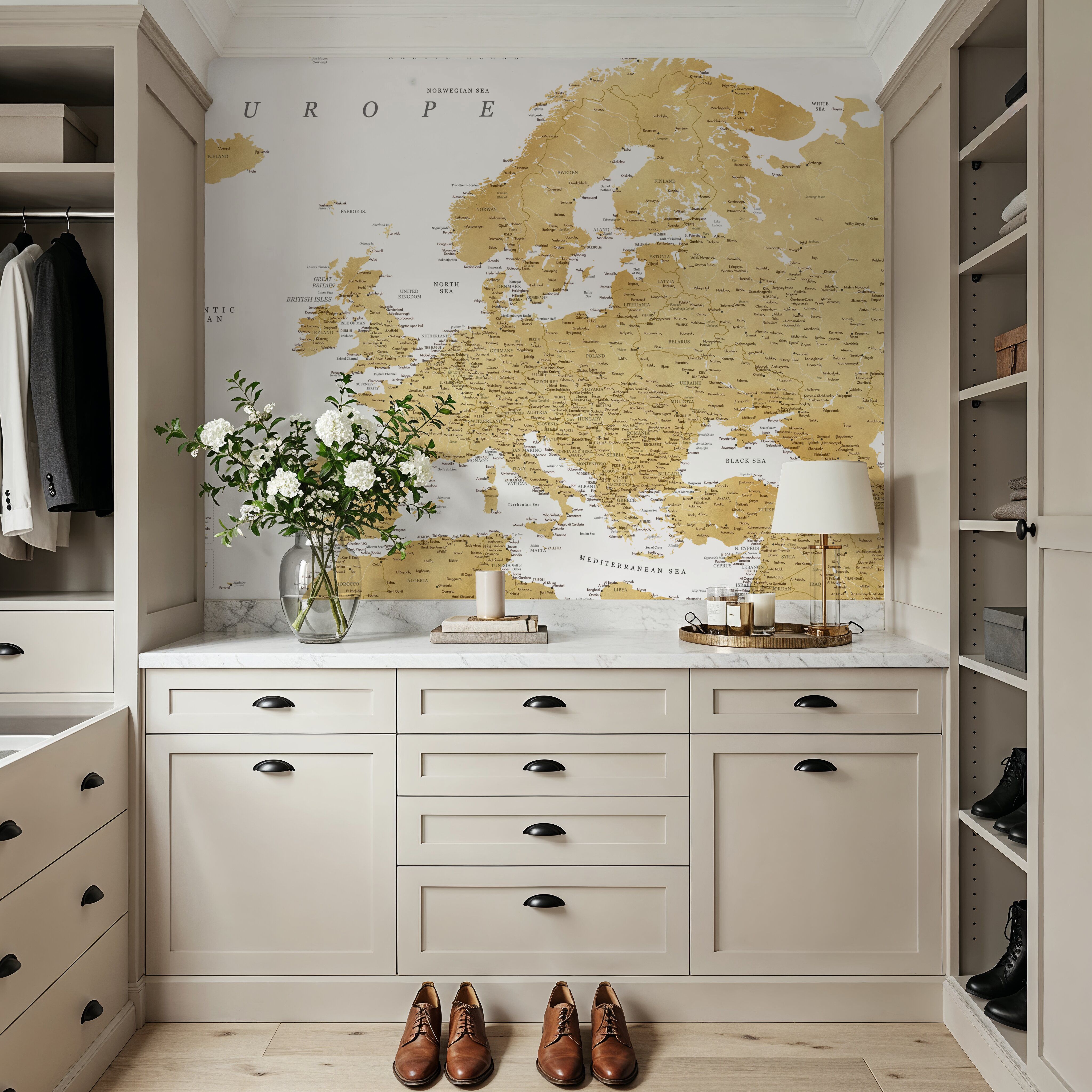 Europe Map Detailed - Rossie