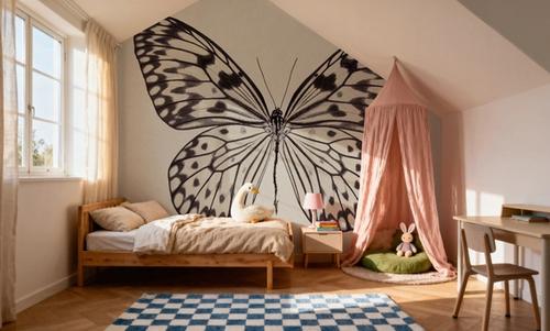 Butterfly V Gray