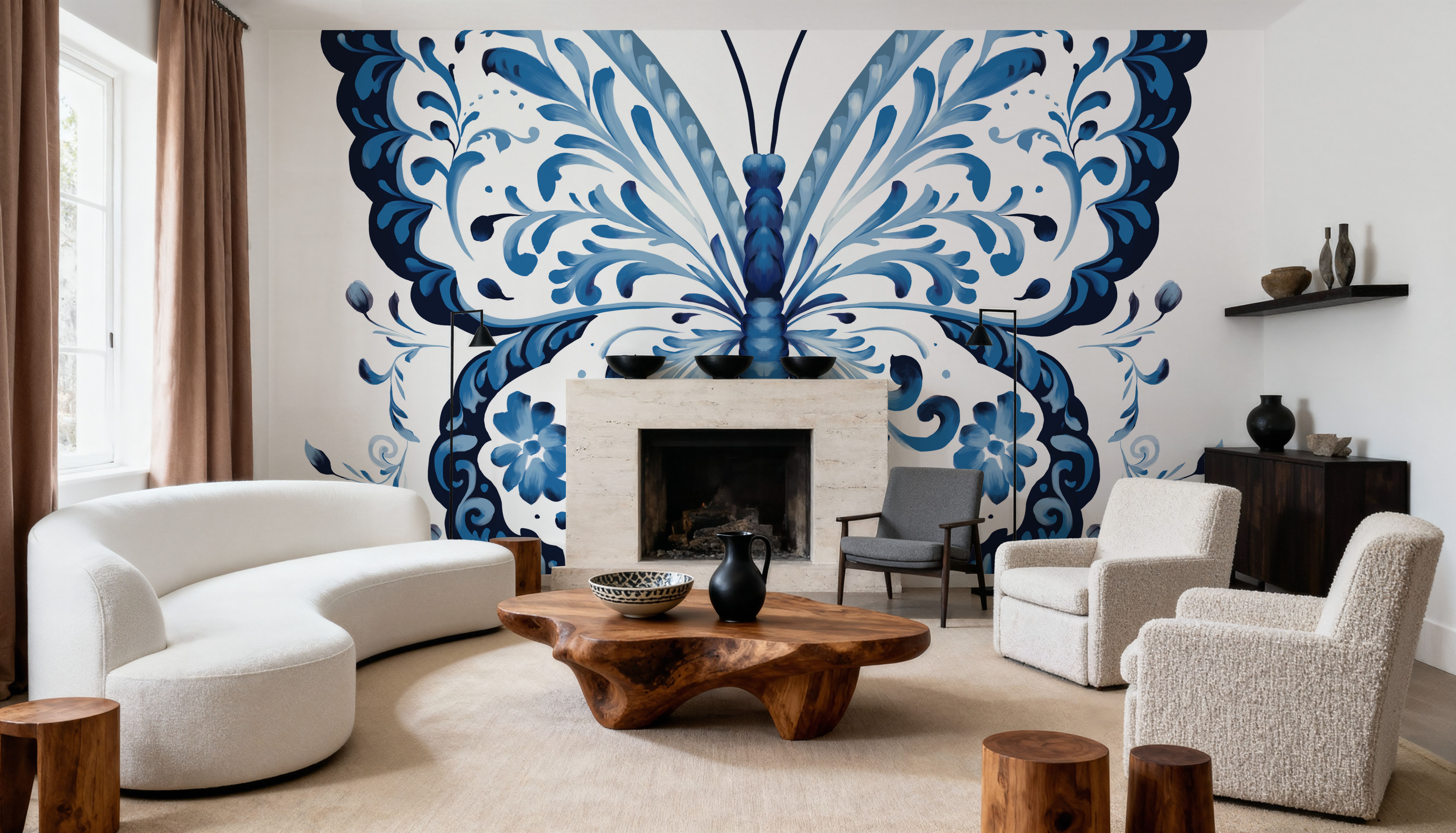Blue Butterfly I