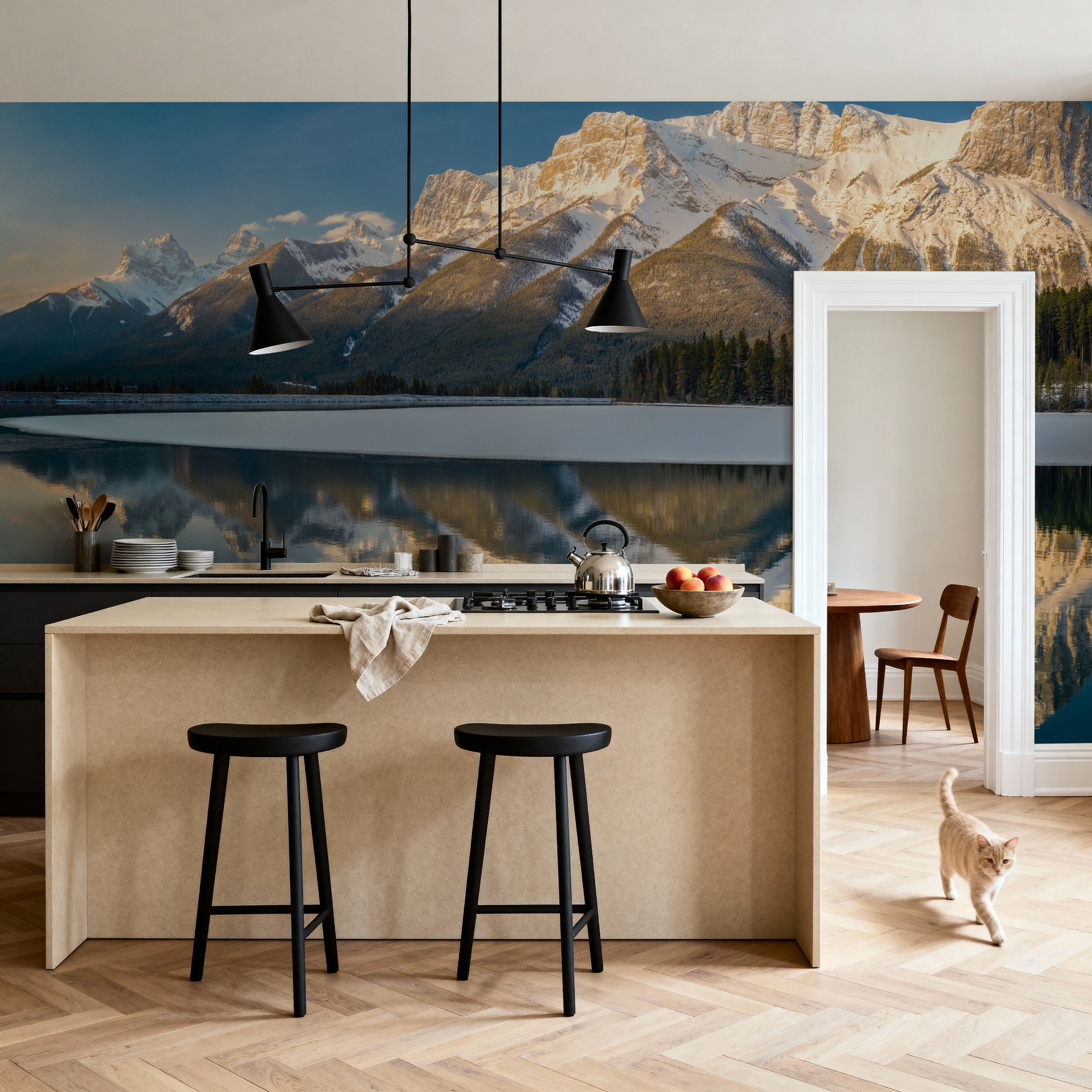 Three Sisters Mountain Winter