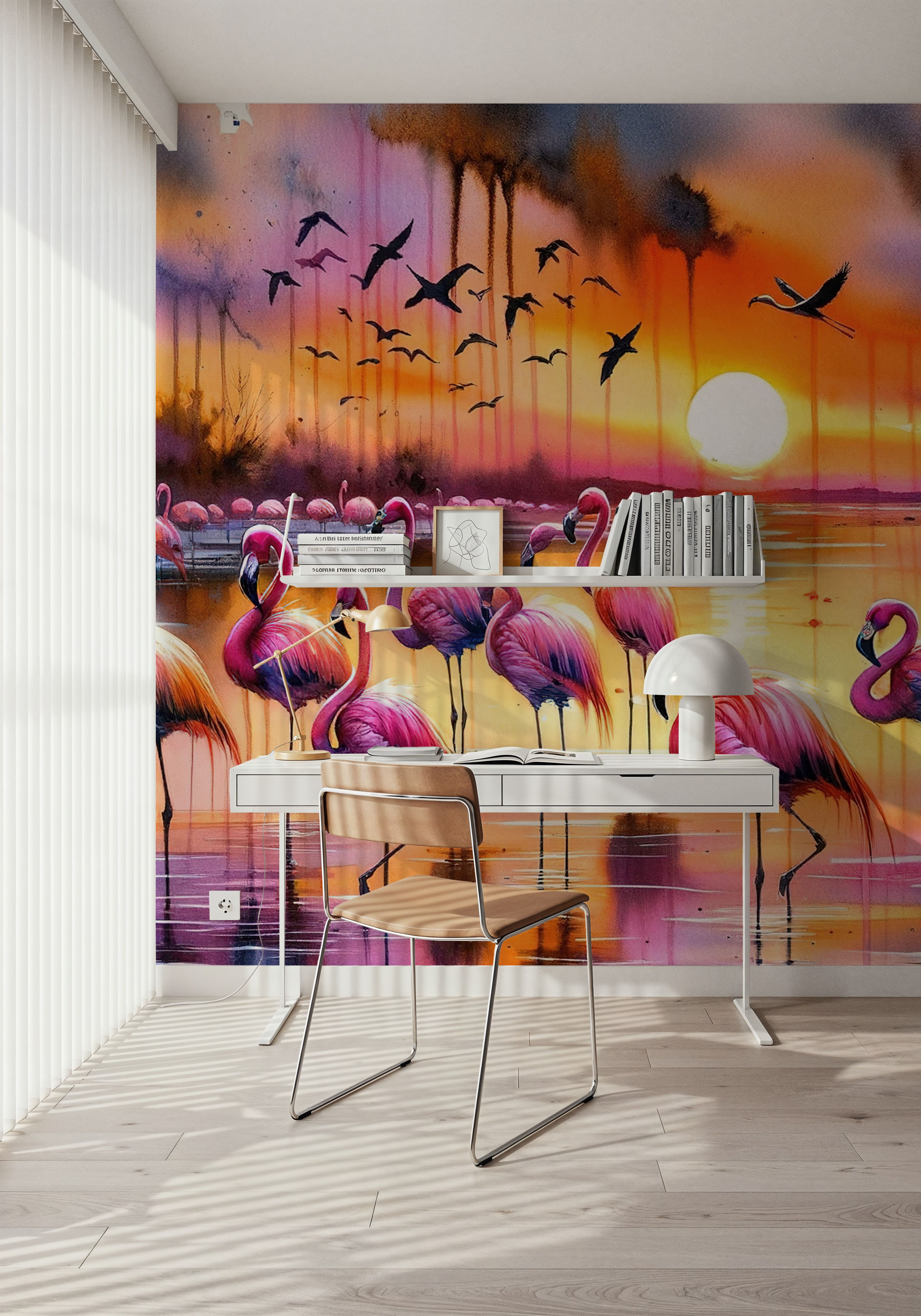 Flamingo Sunset