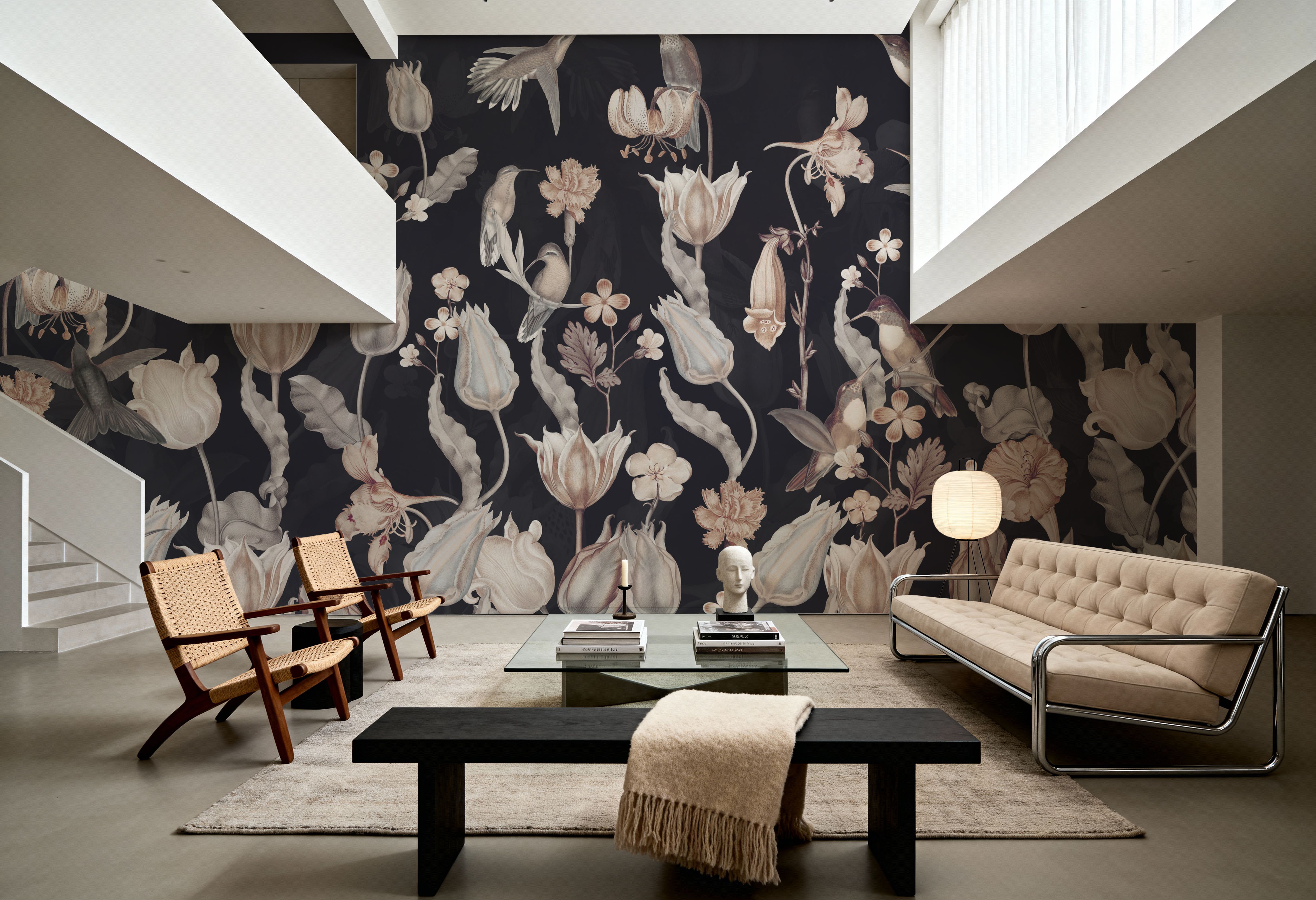 Tulips & Birds, Midnight