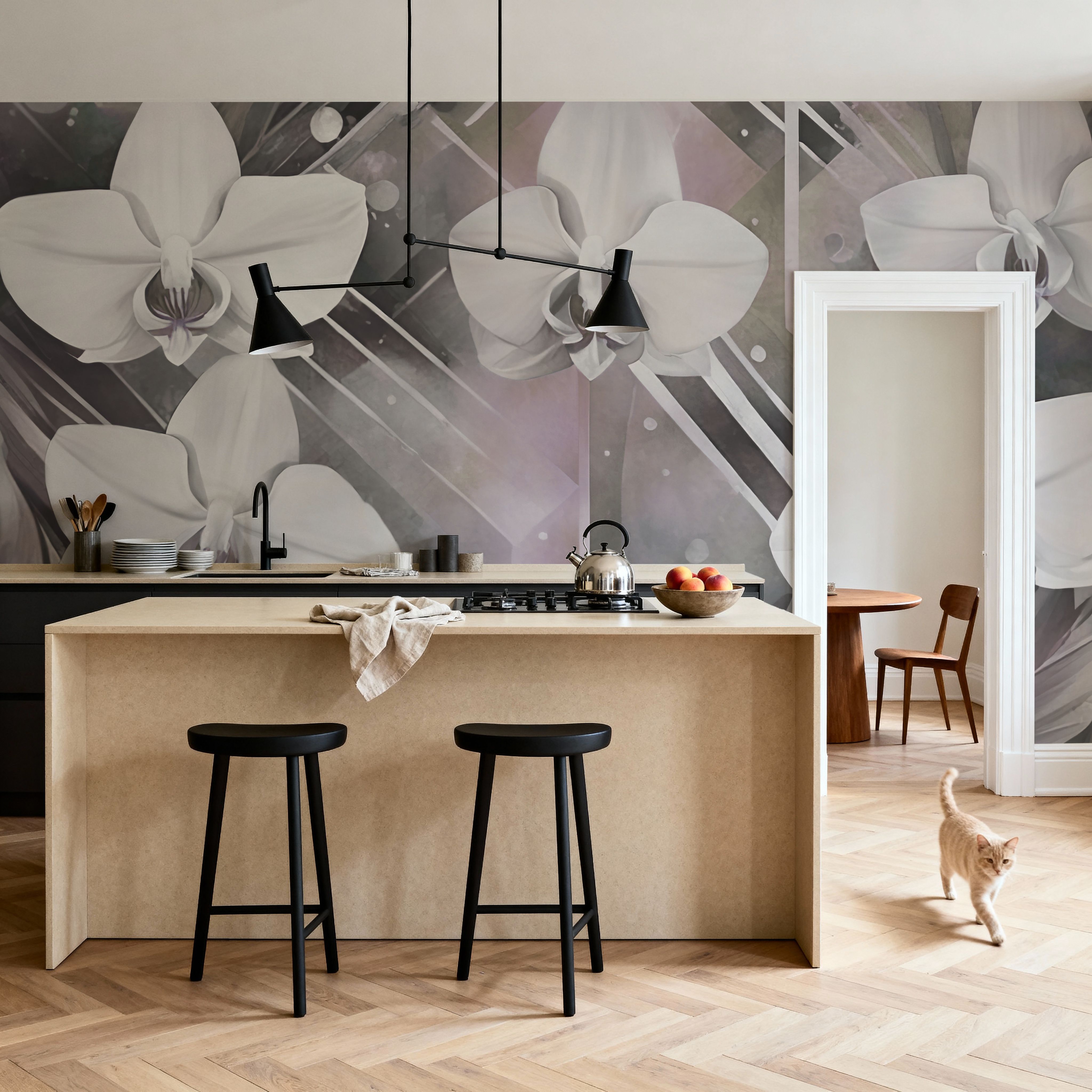 Geometry and Orchids Pink