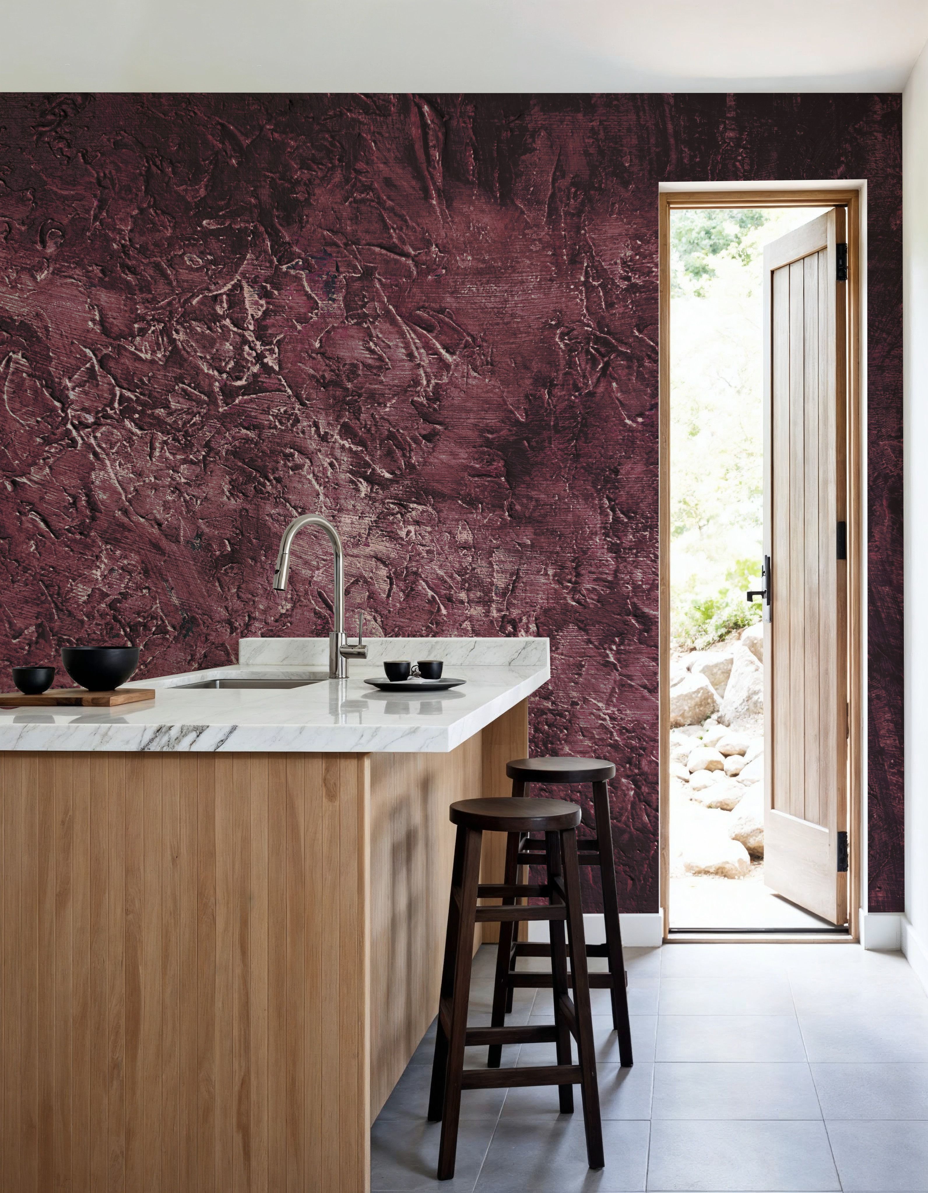 Forest Floor I Plum