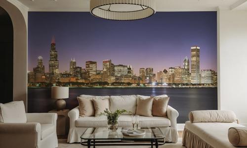 Twilight Skyline Silhouette