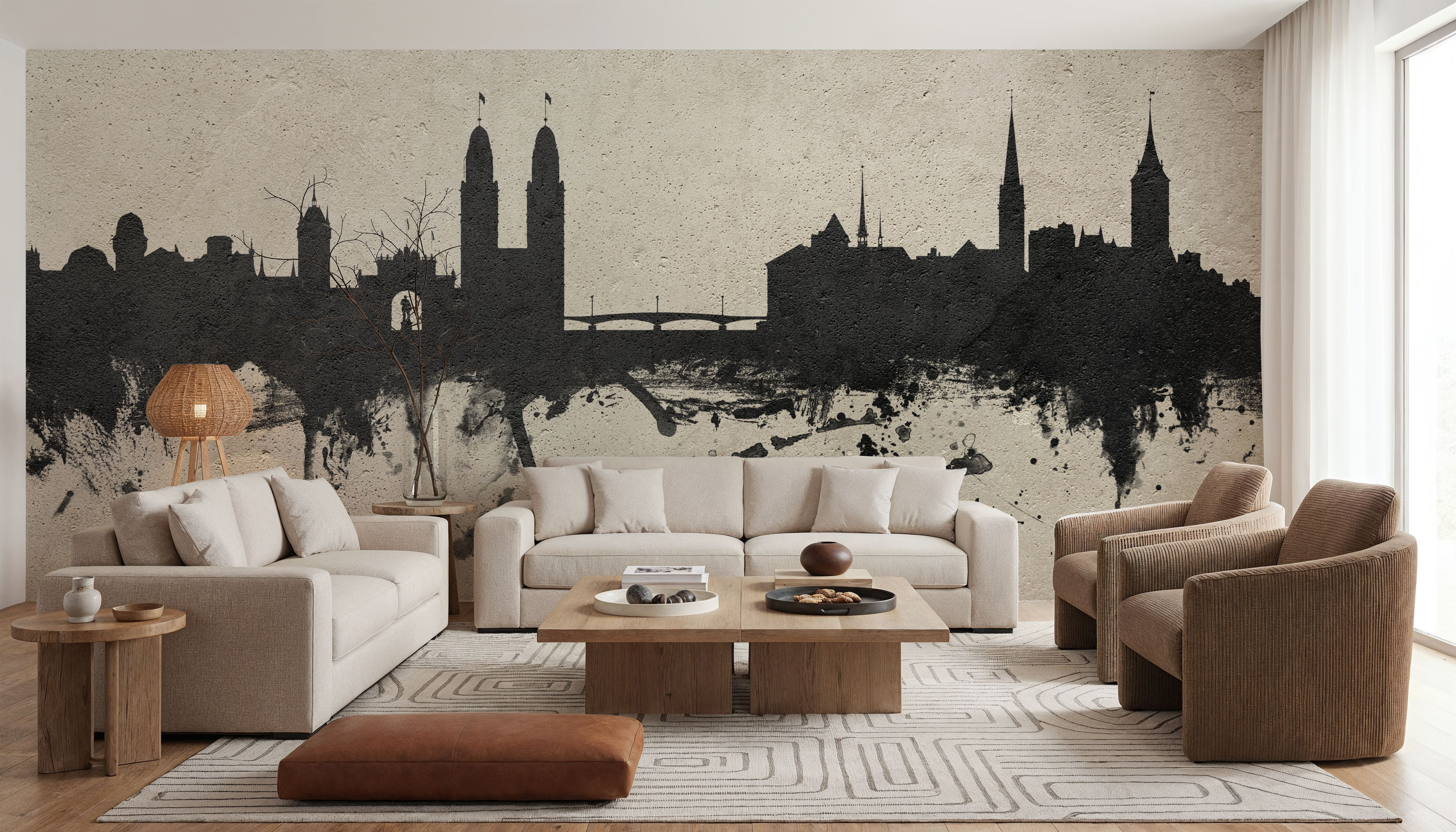 Zurich Switzerland Skyline Concrete