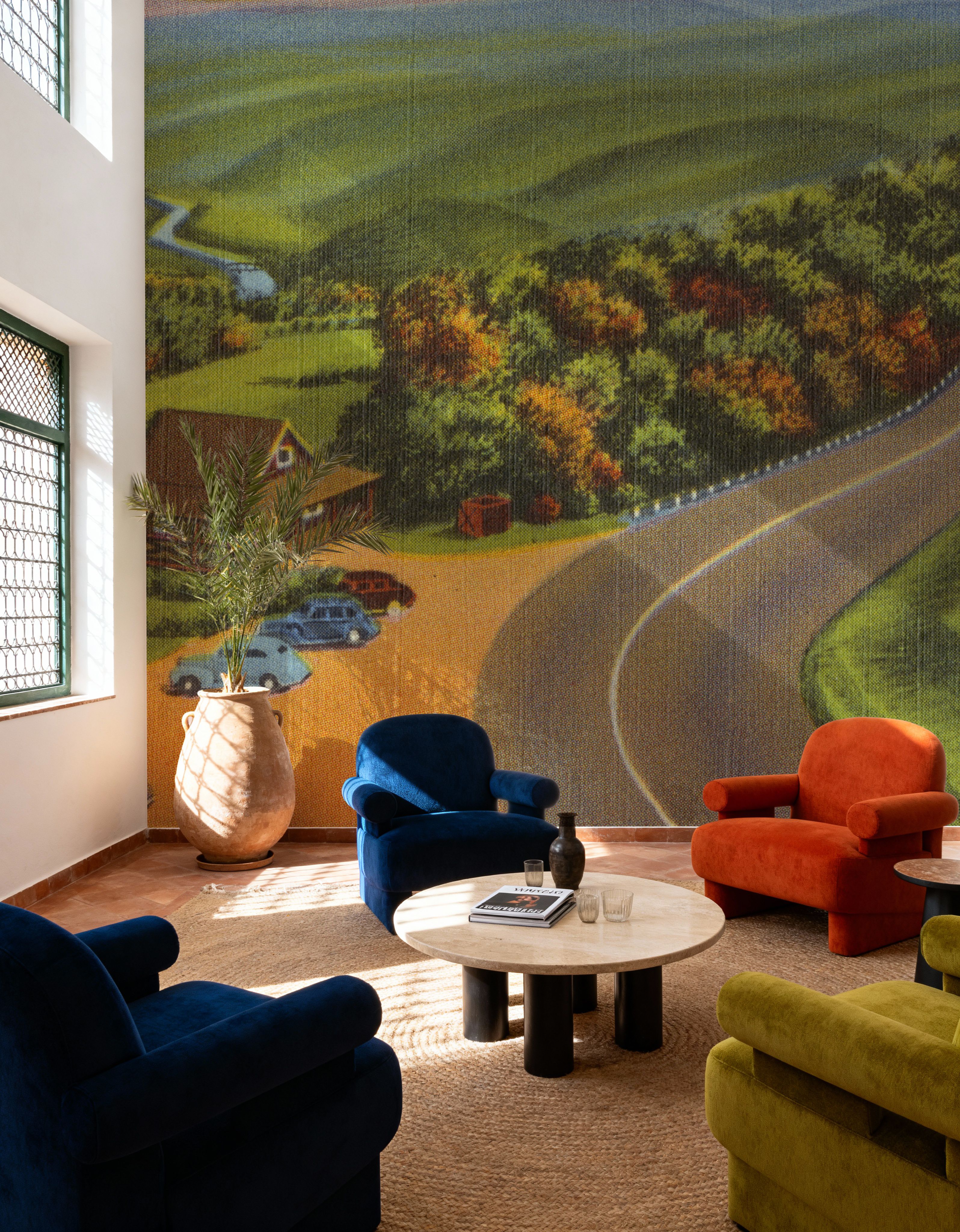 Deerfield River Valley - Screenprint Postcard