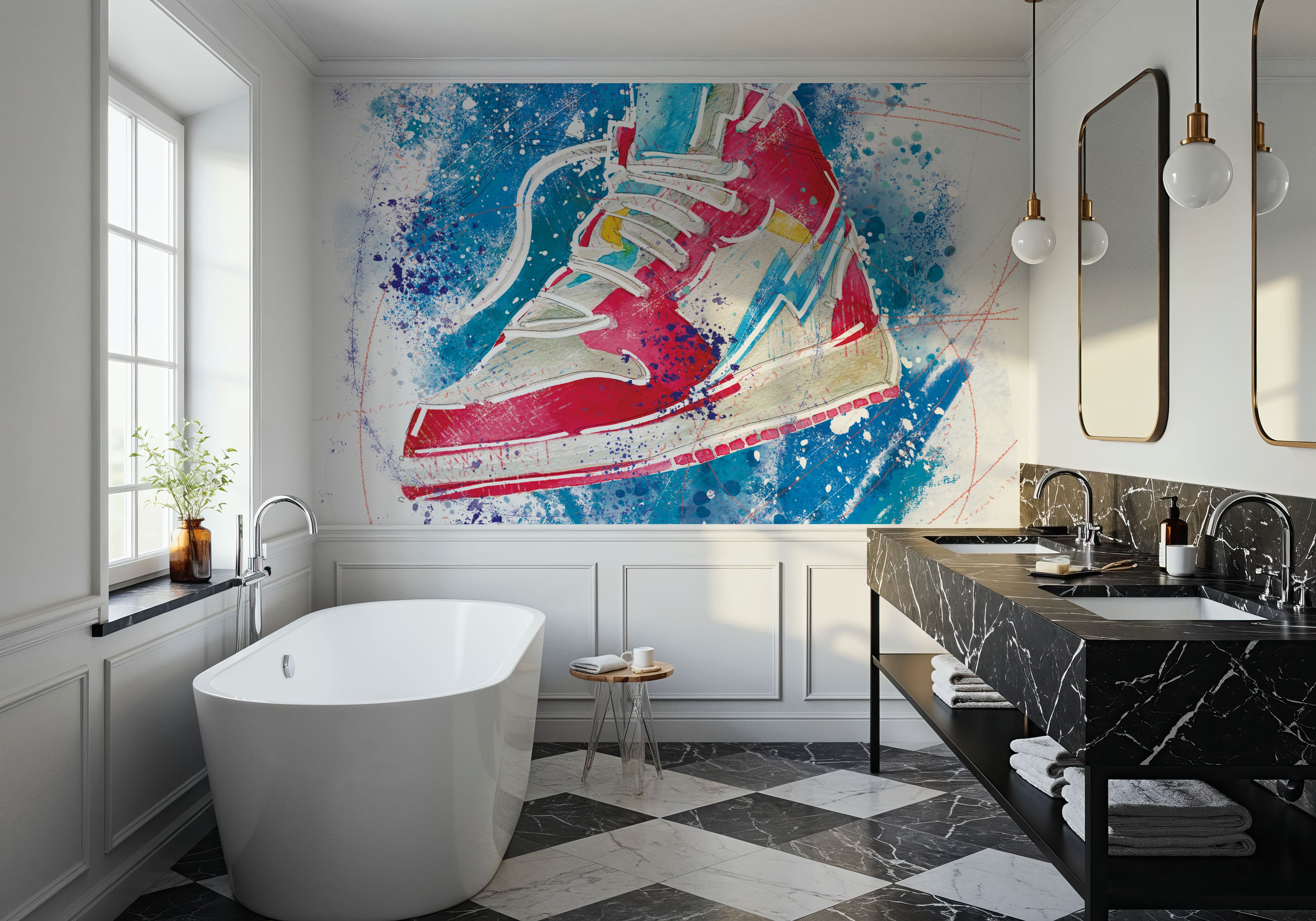 Sneakerhead I, Wallpaper