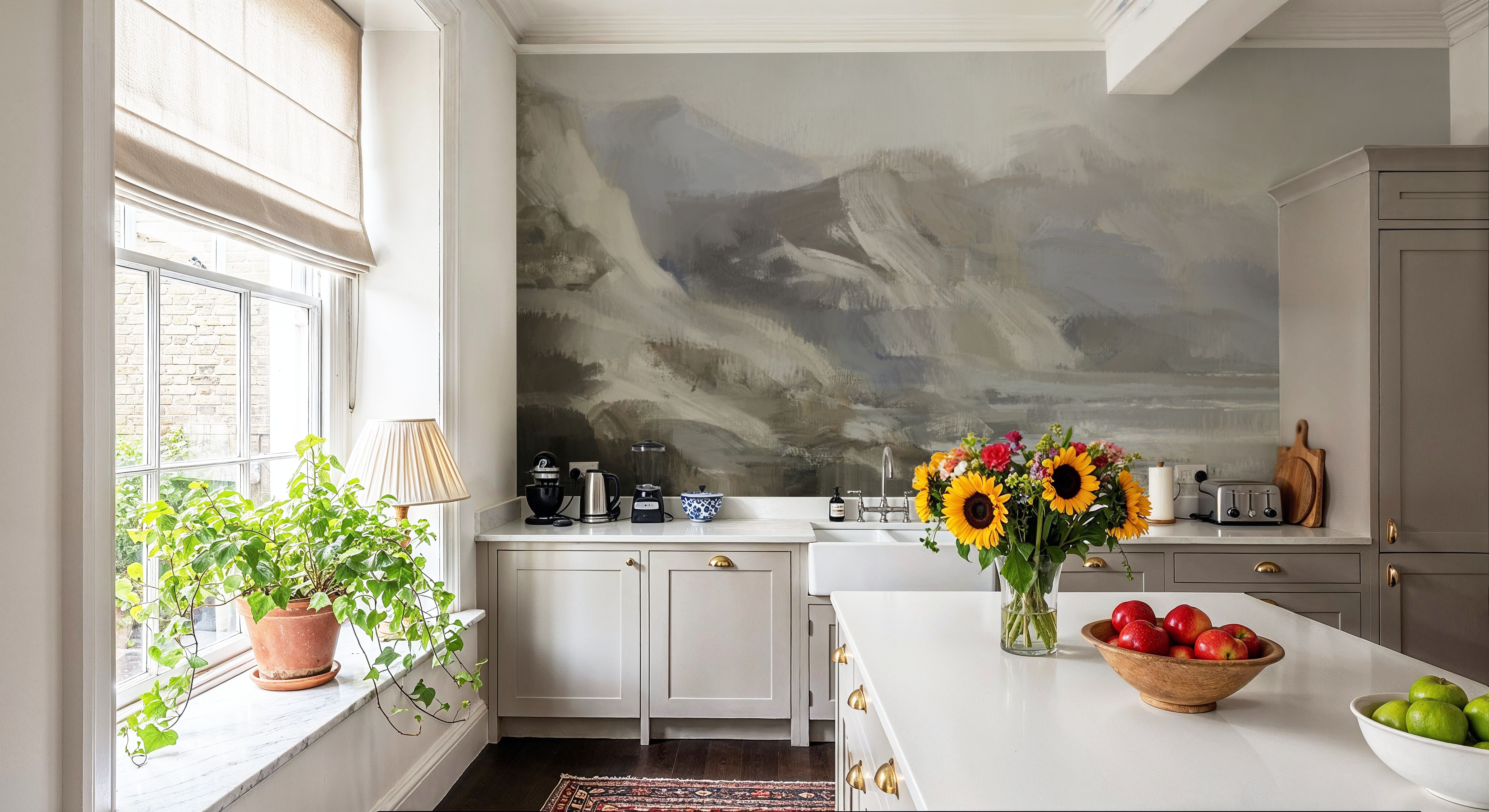 Cliffside, Papel pintado
