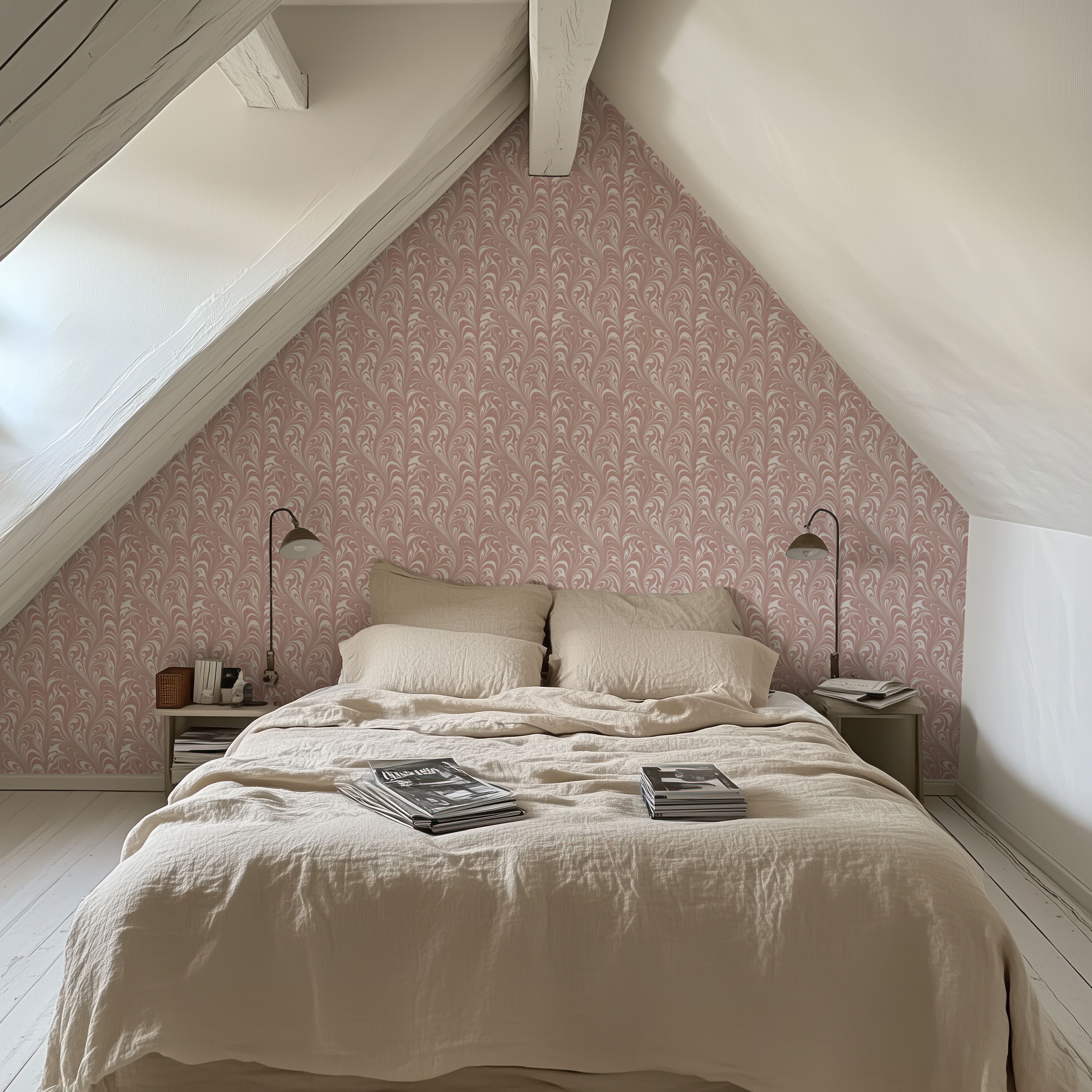 Marbelized Flow, Pink Tulip