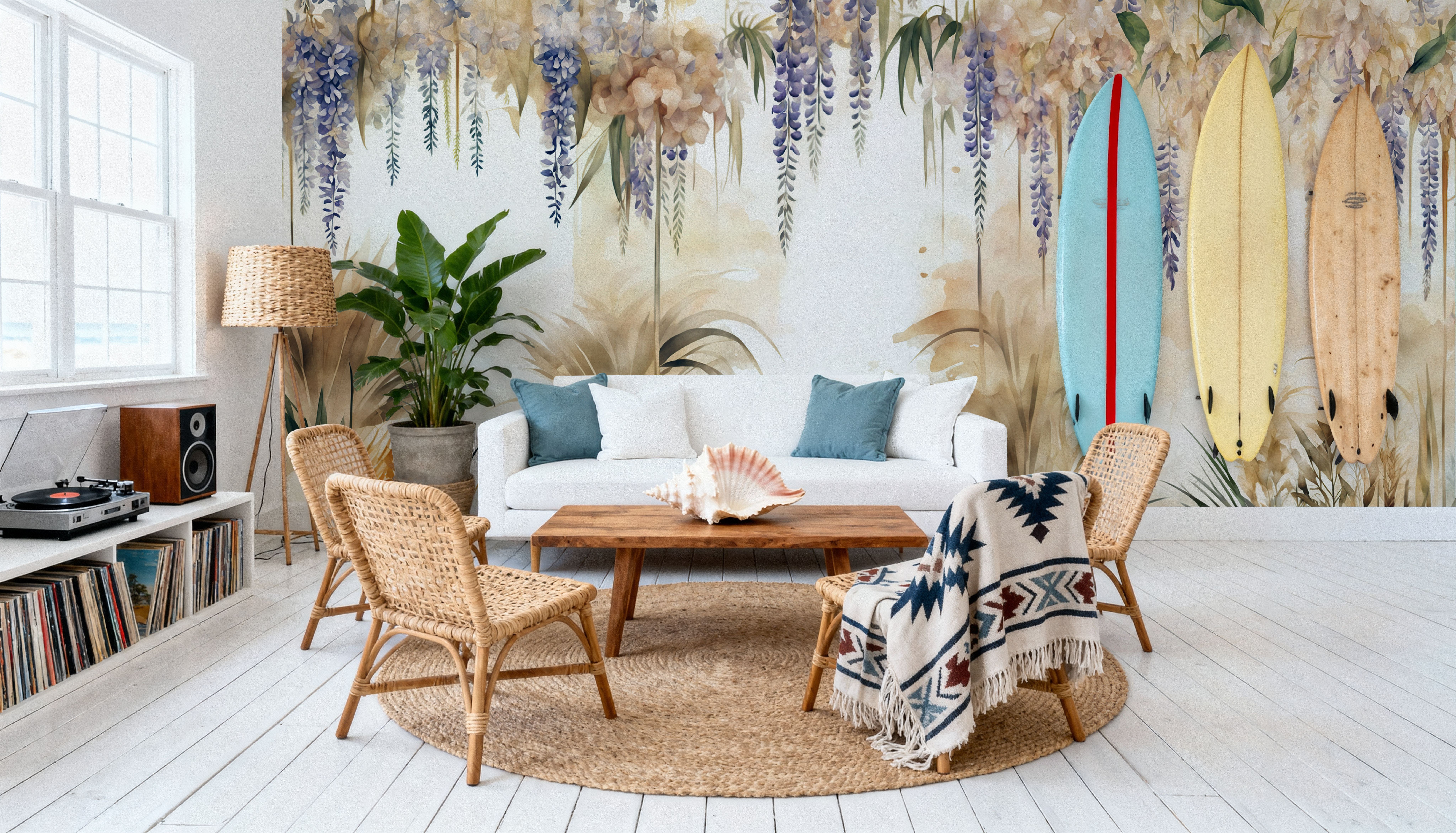 Wisteria Garden Vivid