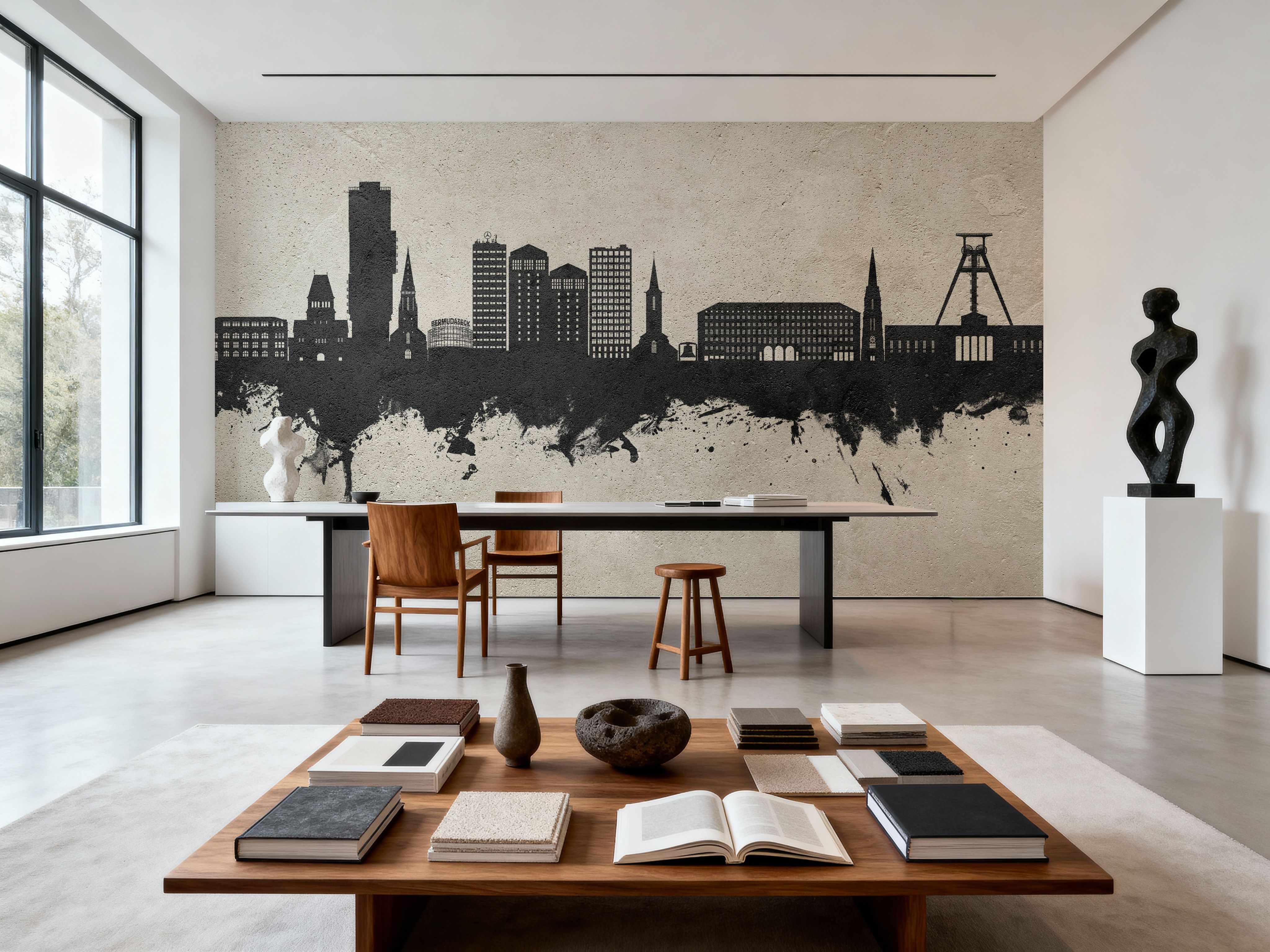 Bochum Germany Skyline Concrete