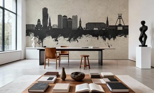 Bochum Germany Skyline Concrete