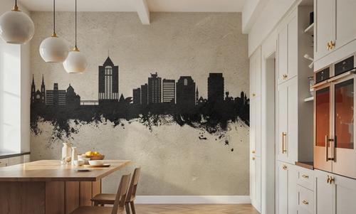 Roanoke Virginia Skyline Concrete